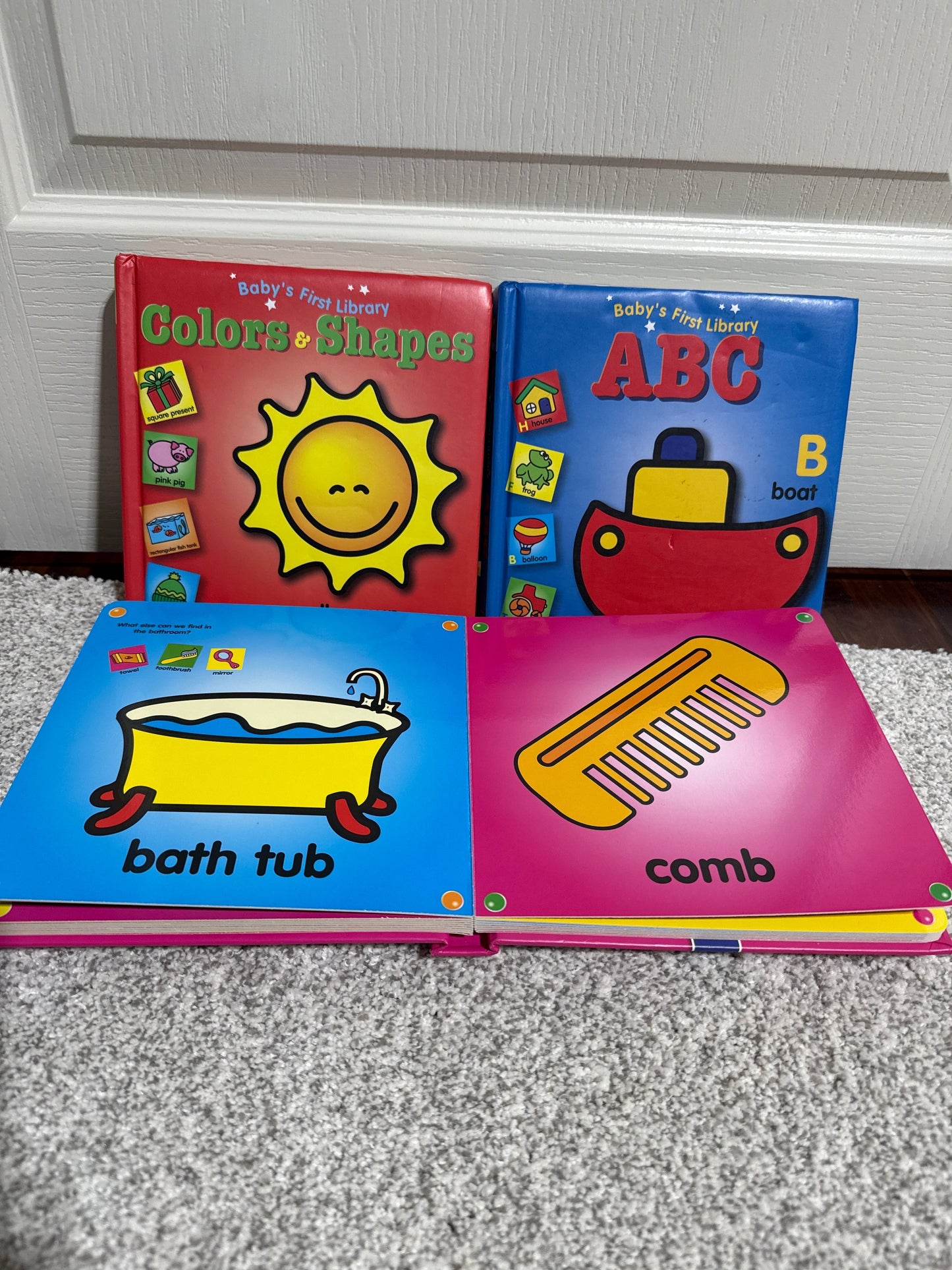 Seller #216, Baby’s First Library Books, set of 3