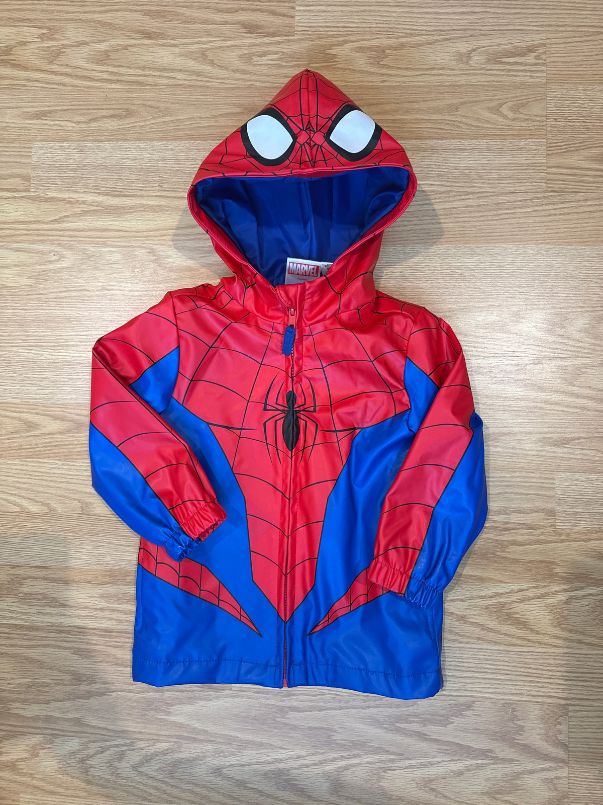 #87 Marvel Spider-Man 3t boys raincoat VGUC
