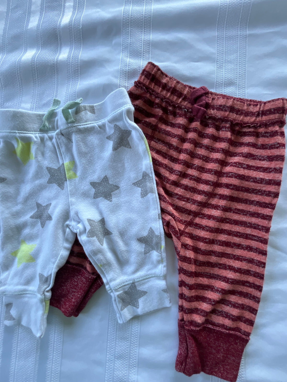 #43 Girls 3-6 mo Cat and Jack pants set of 2 EUC