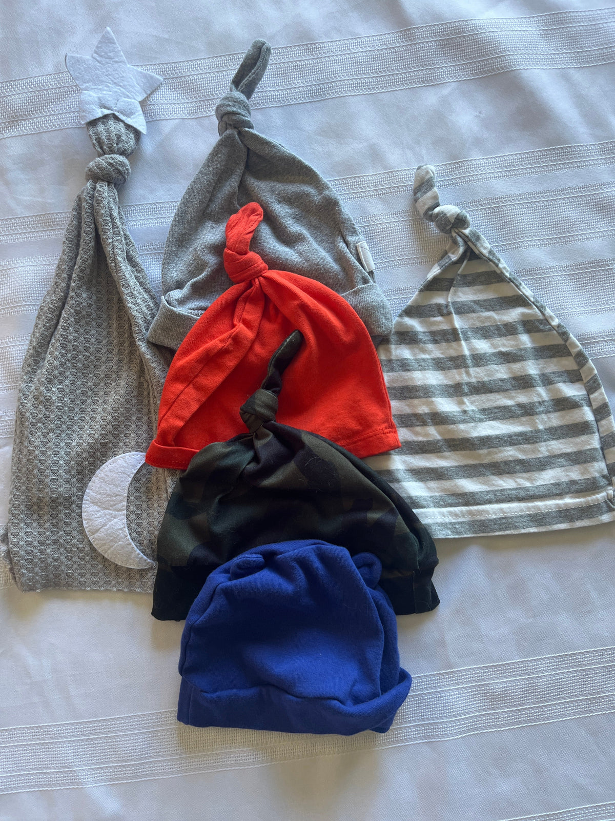 #43 Newborn Hat assortment EUC