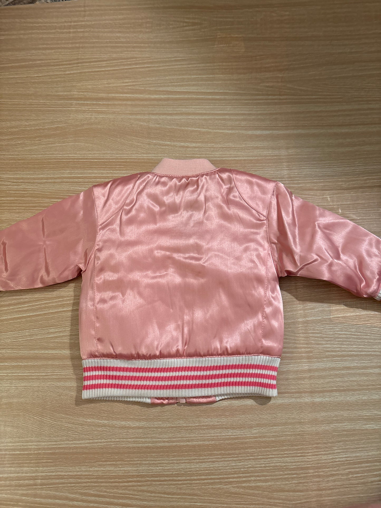 #102 Adidas Pink IU Jacket Baby Girl 18 months