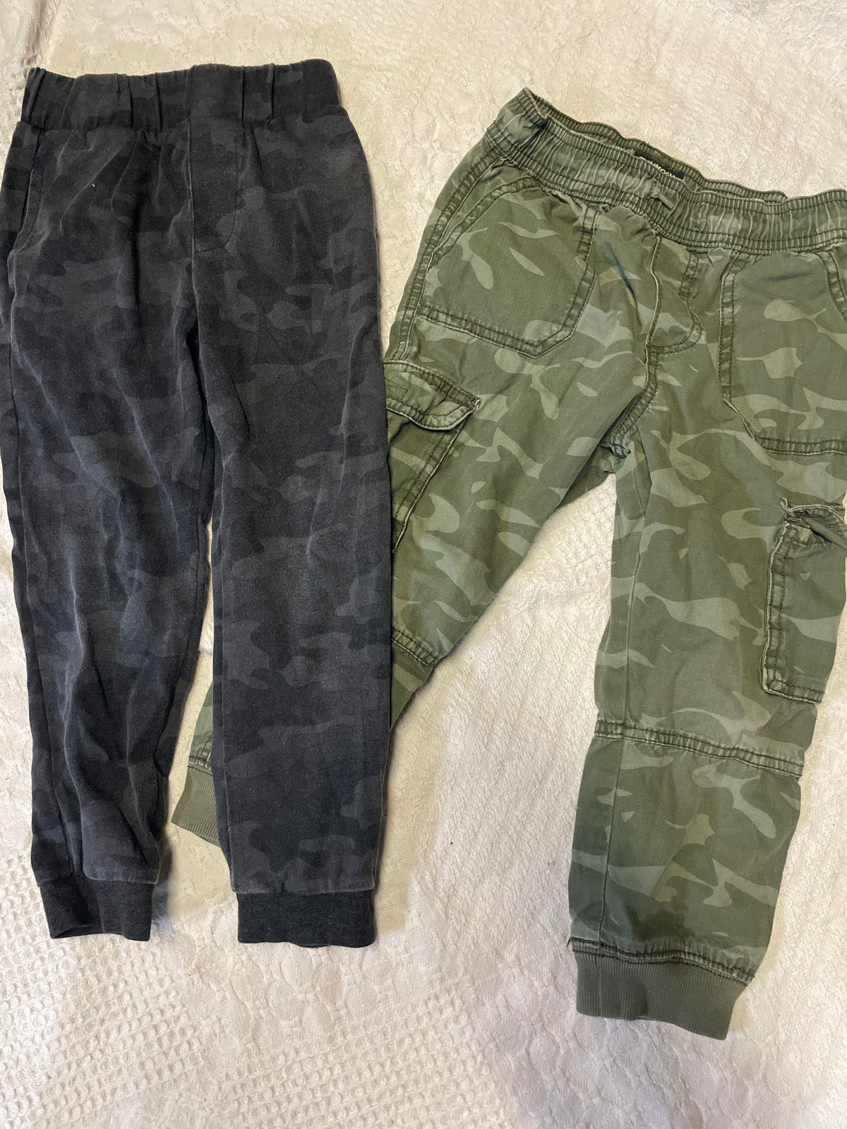 Seller #57 4t camouflage cargo pants and sweatpants