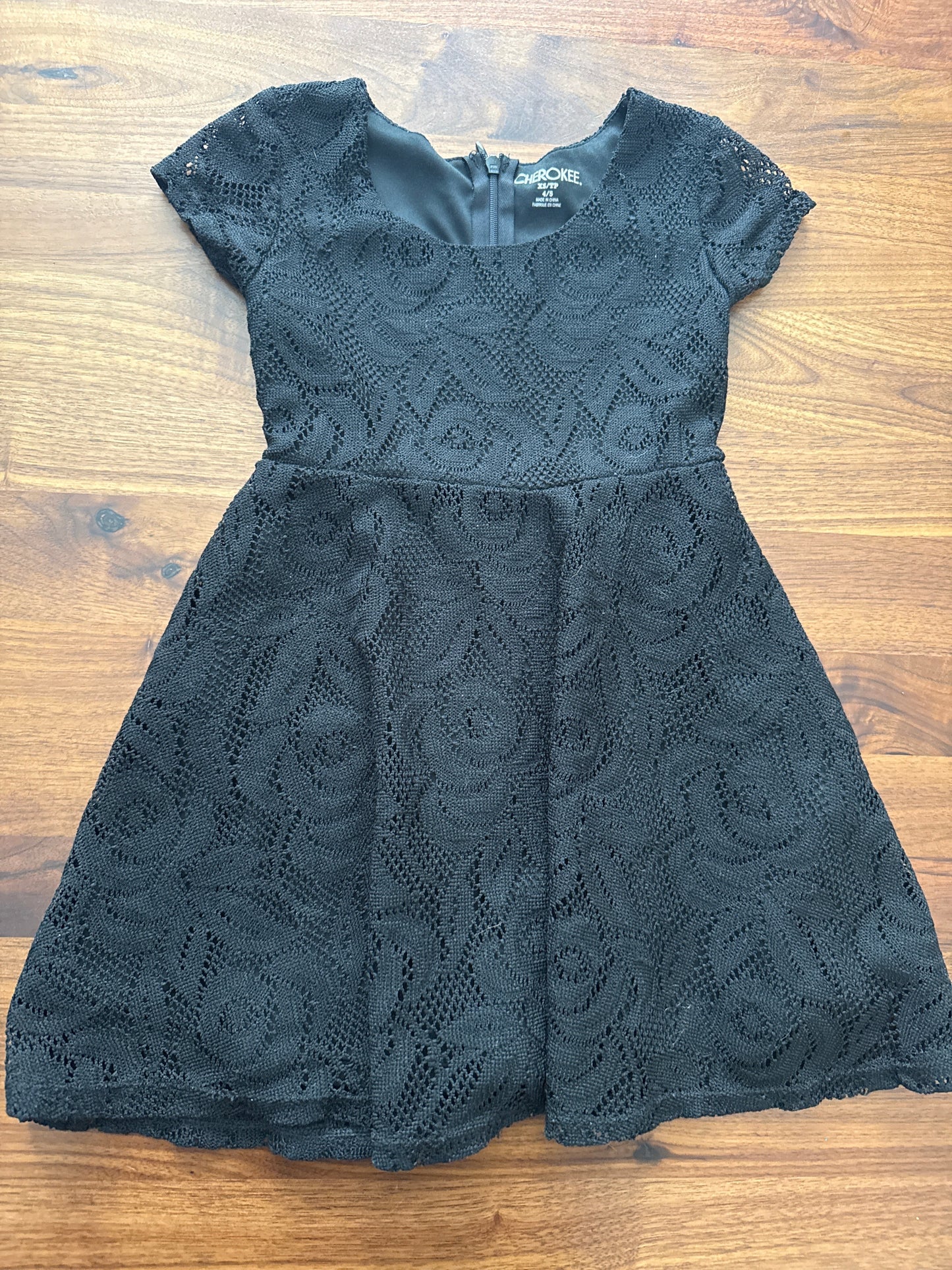 Seller 179 - Girls Cherokee 4/5 (XS) black dress