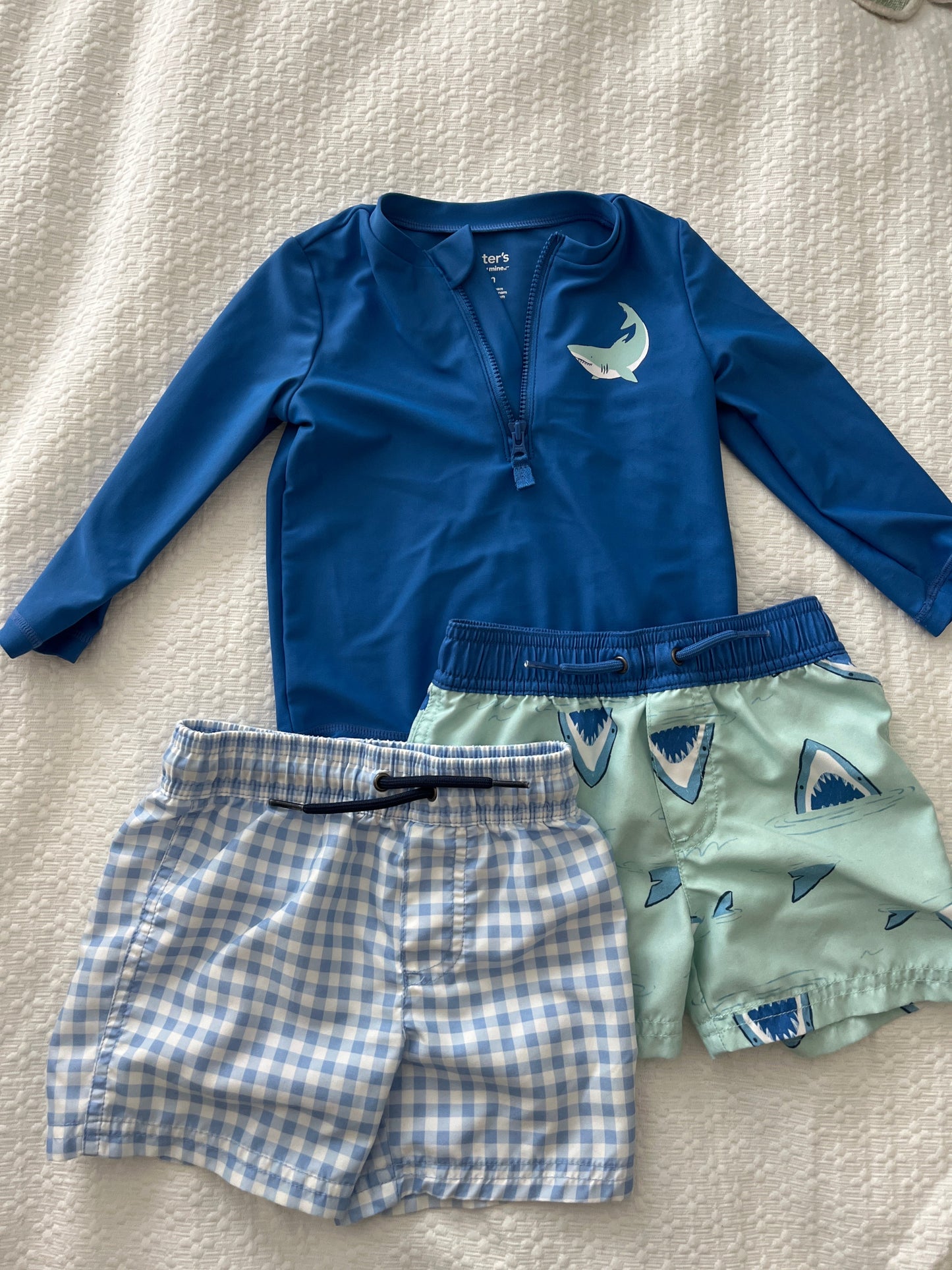#40 Boys 18 Months Carter's Swim Set