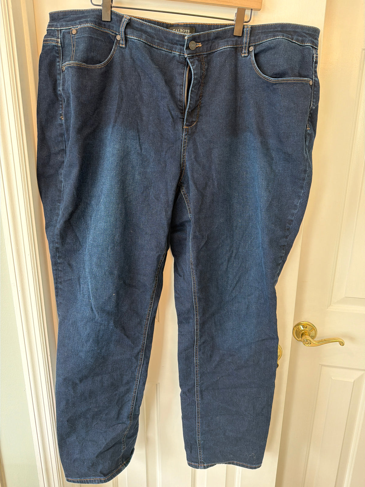 #47 women’s jeans. Talbots flawless five pocket. Size 22w