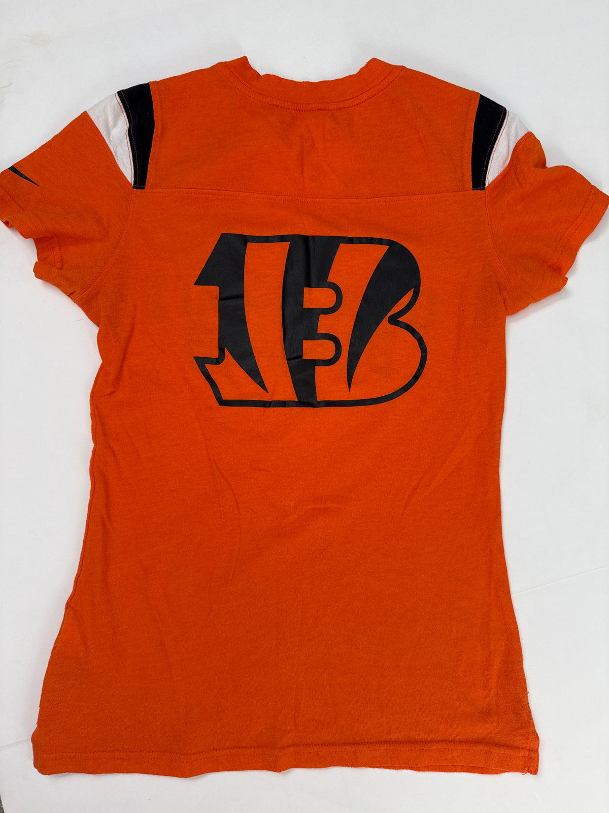 #64 Nike Women’s Bengals Short Sleeve V Neck Size S