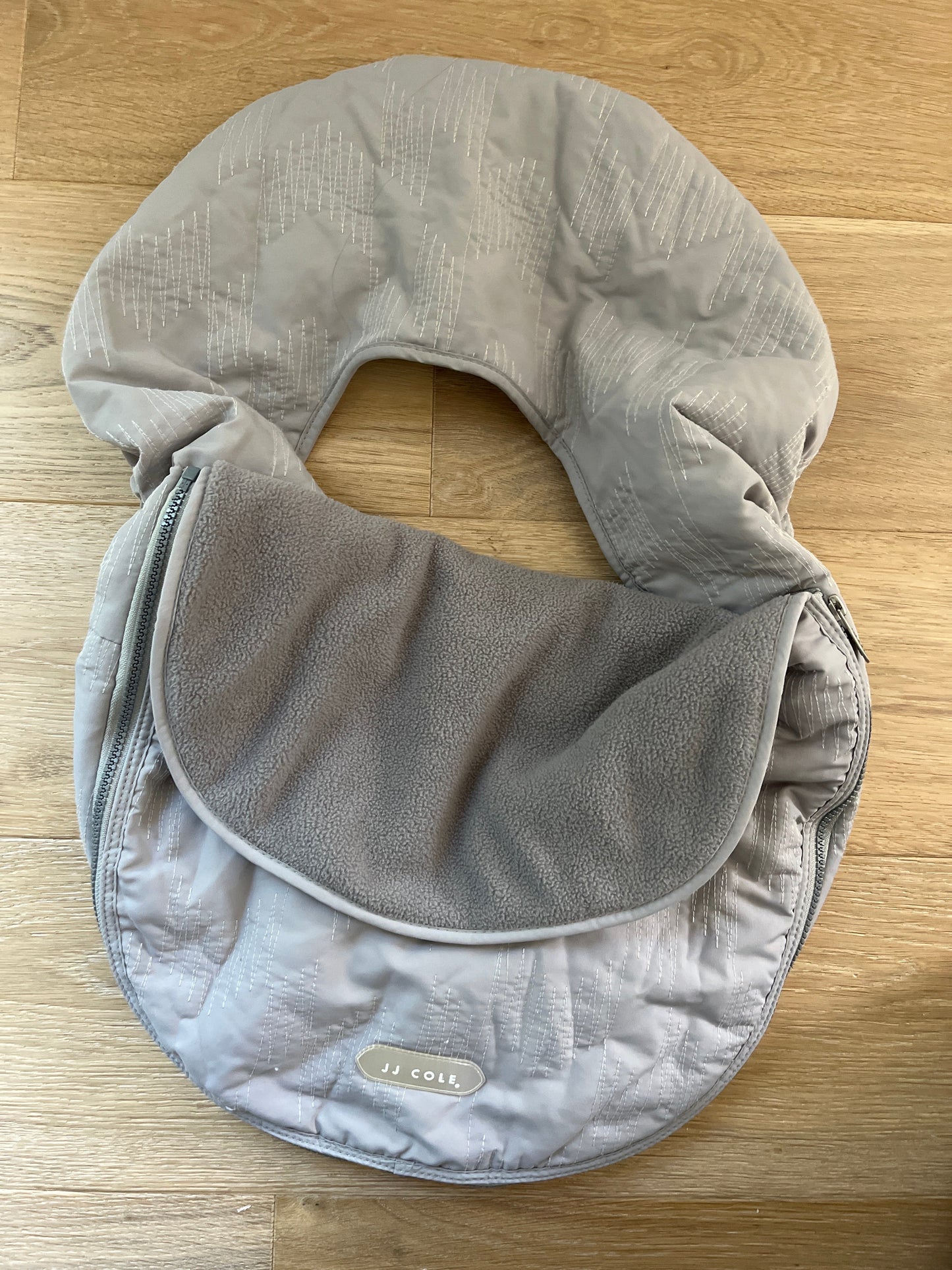 #110 JJ Cole Grey Car Seat Cover