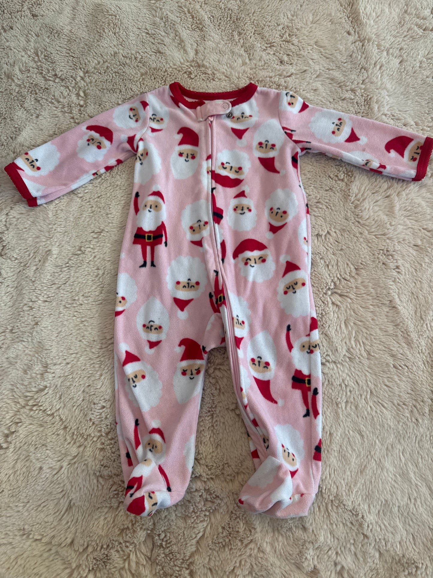 Seller 108 Girls 6m Fleece Pajamas Carters VGUC