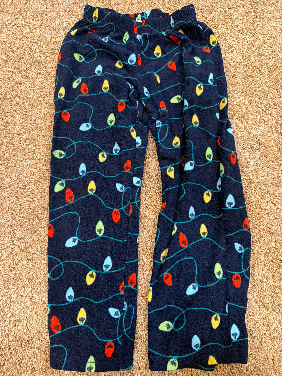 #47 boys or girls 5T holiday light pajama pants