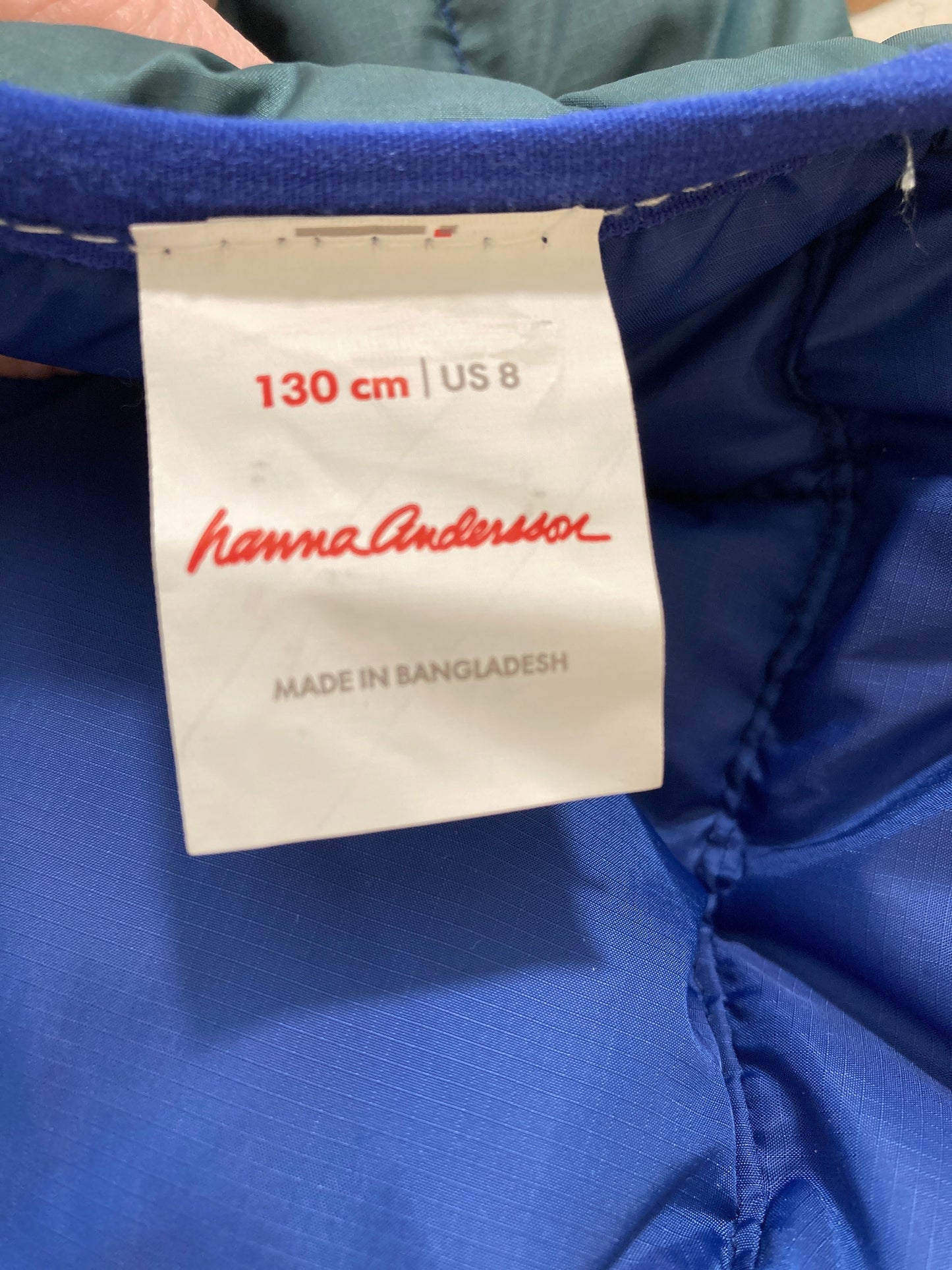 #119-Hanna Andersson Brand New Reversible Winter Coat Size 130/8