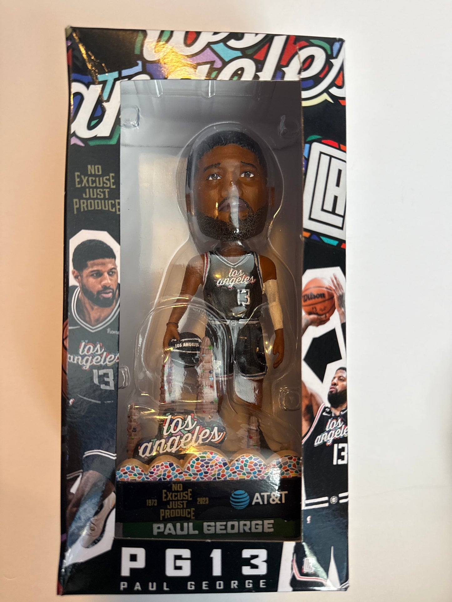 Seller #216, Los Angeles Clippers Paul George bobblehead, NIB
