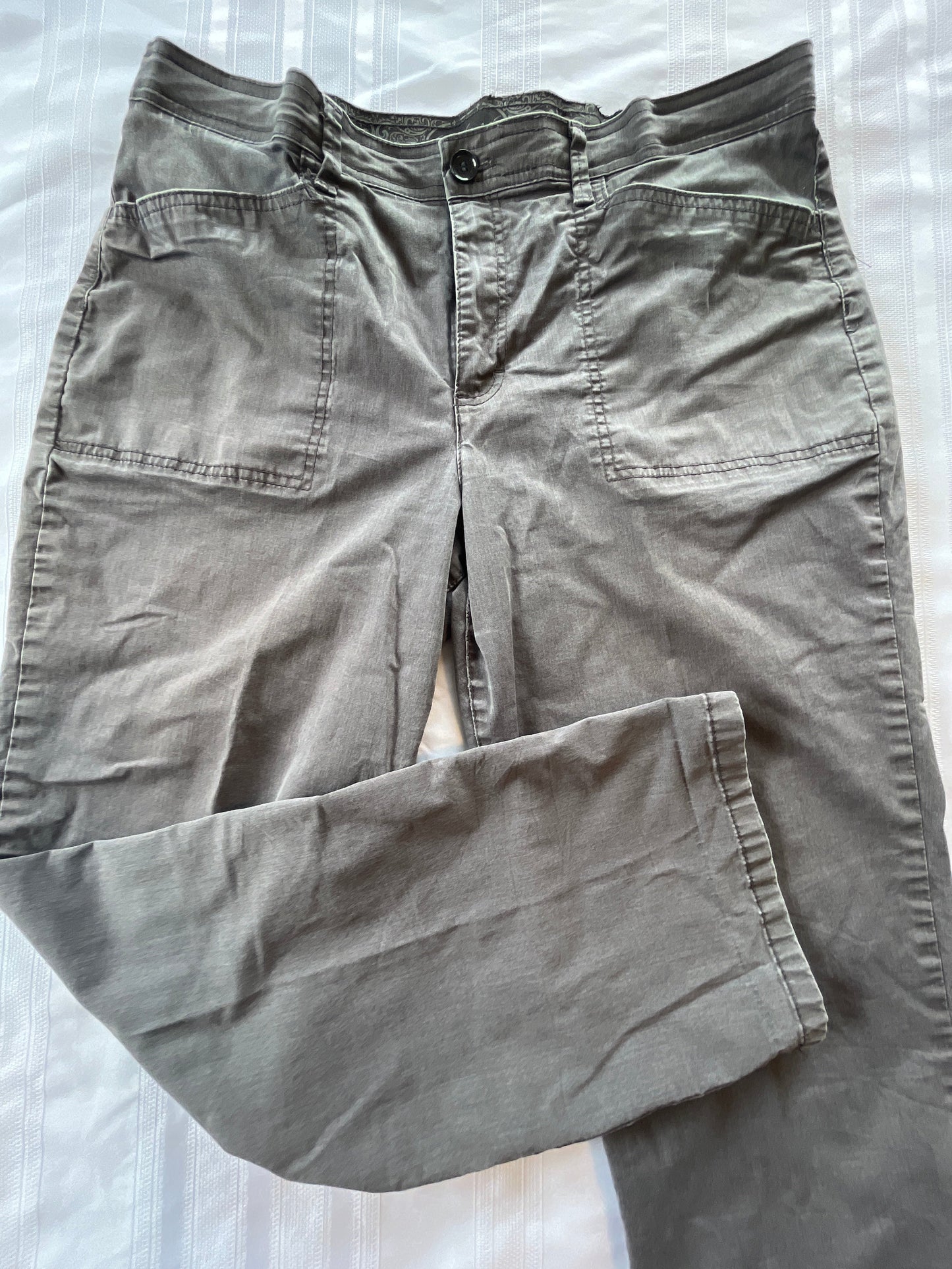 #43 Women’s 14S Gloria Vanderbilt dress pants VGUC (grey)
