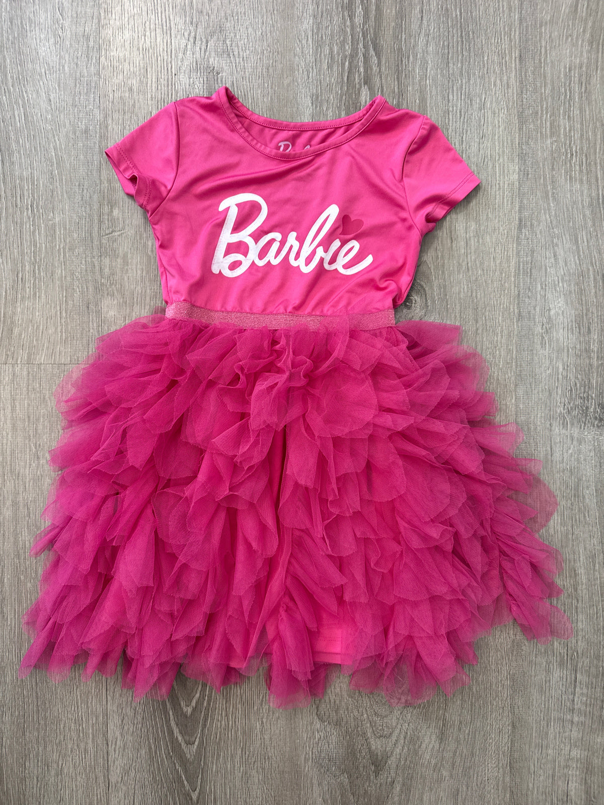 #149 Girls Barbie 5T dress