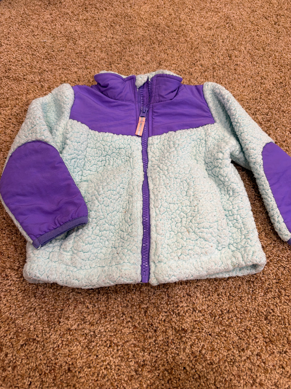 #47 girls 18mo fleece jacket. Cat and jack