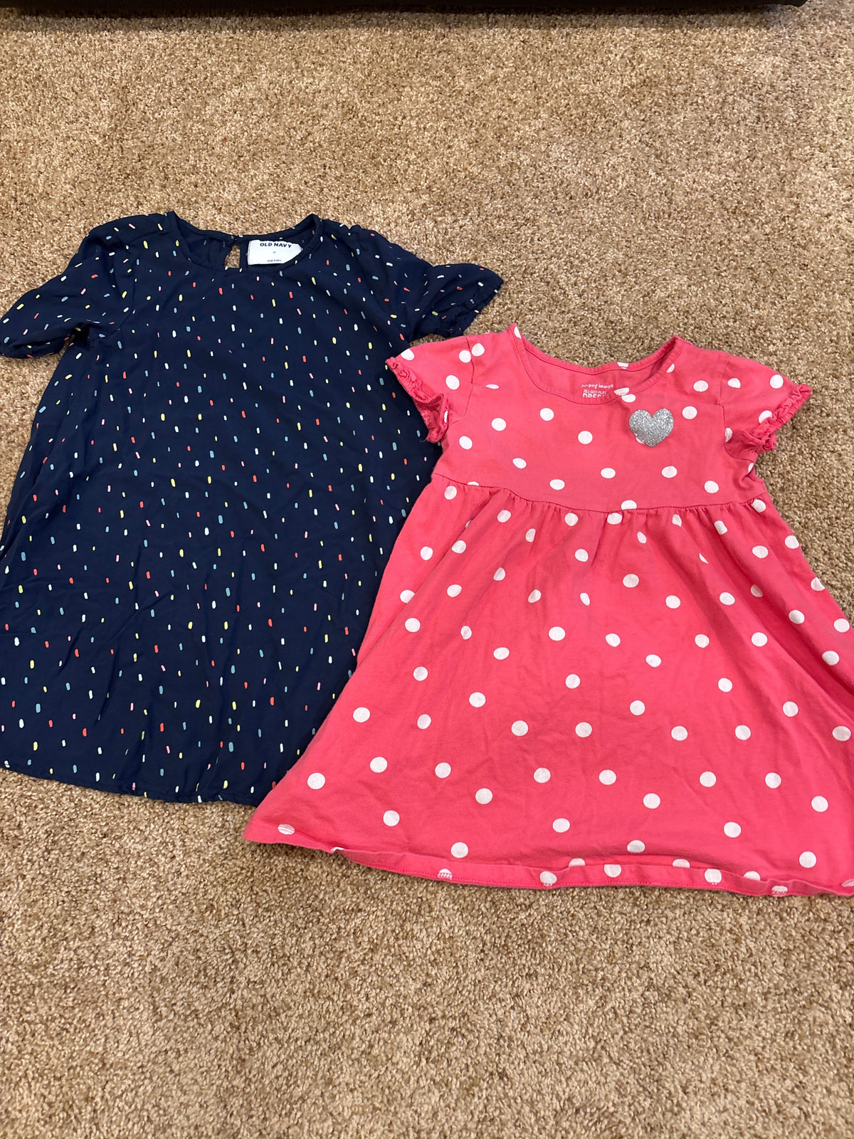 #47 girls 5T Old Navy, Jumping Beans dresses