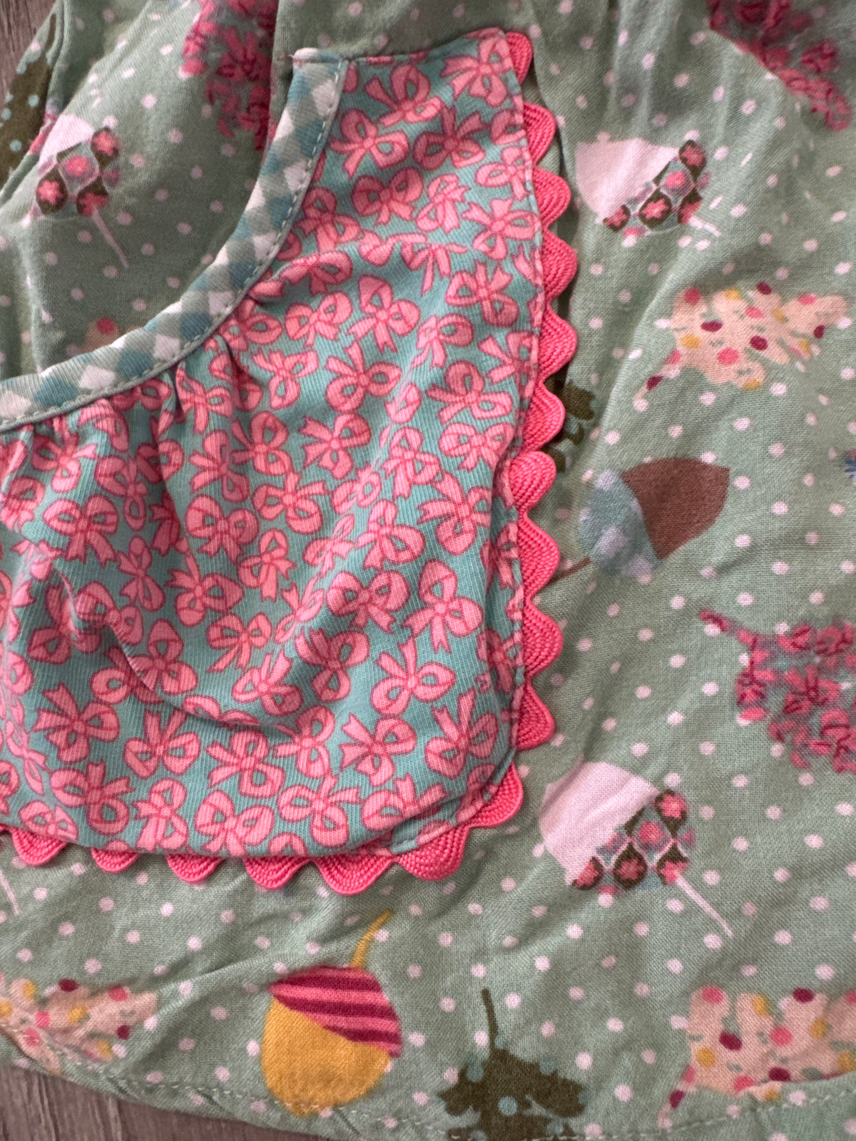 #149 girls Matilda Jane size 2 fall acorn shirt