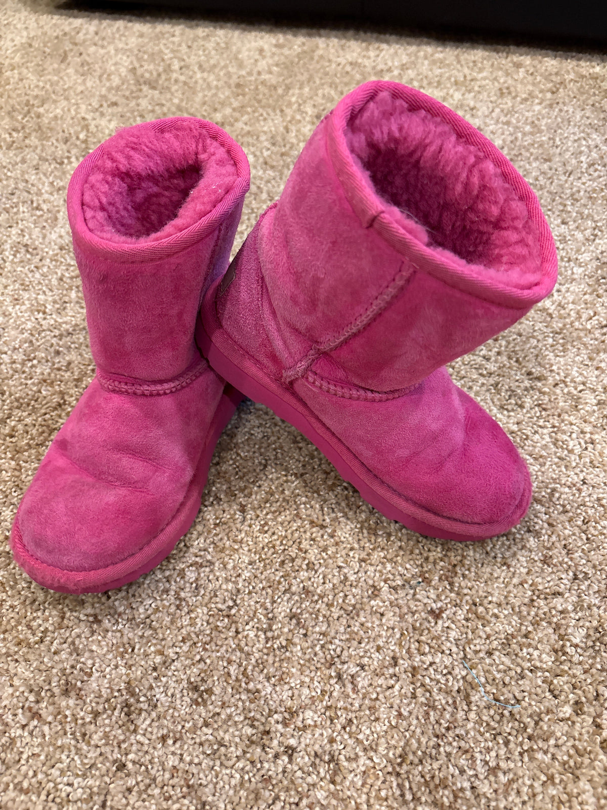 #47, UGG pink boots Girls Size 12