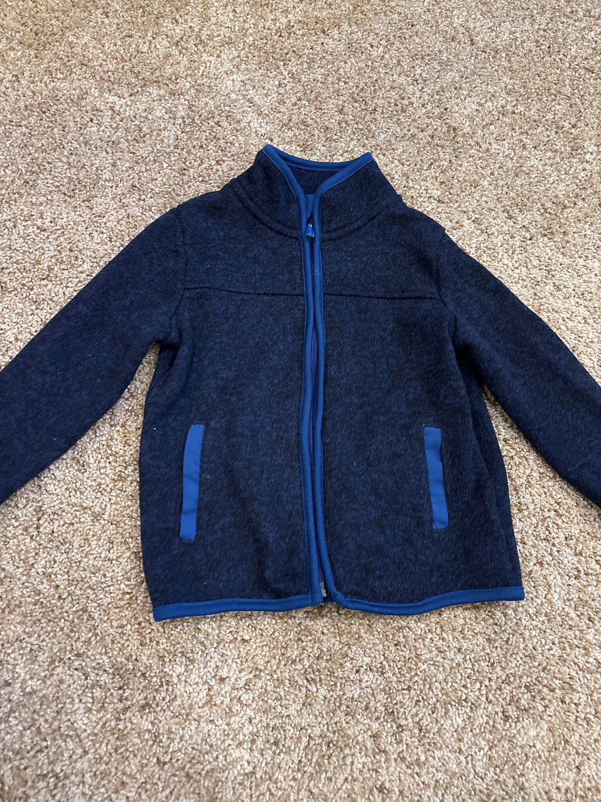 #47, boys 3T, Old Navy navy full-zip sweatshirt