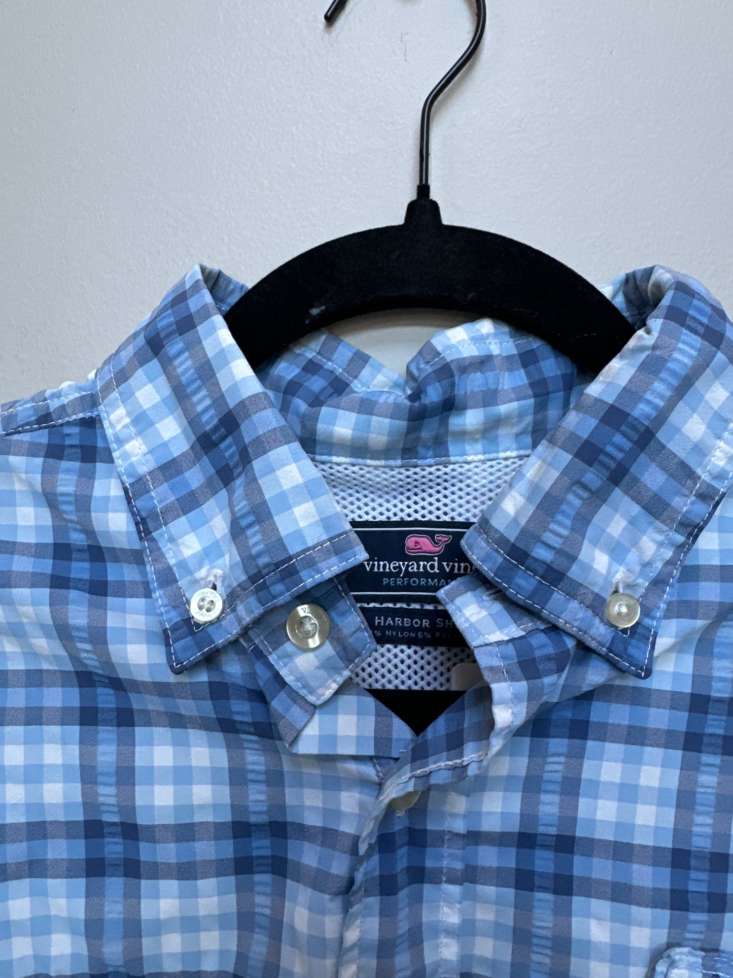 #130 Vineyards Vines Men’s Sz M Performance Harbor Shirt