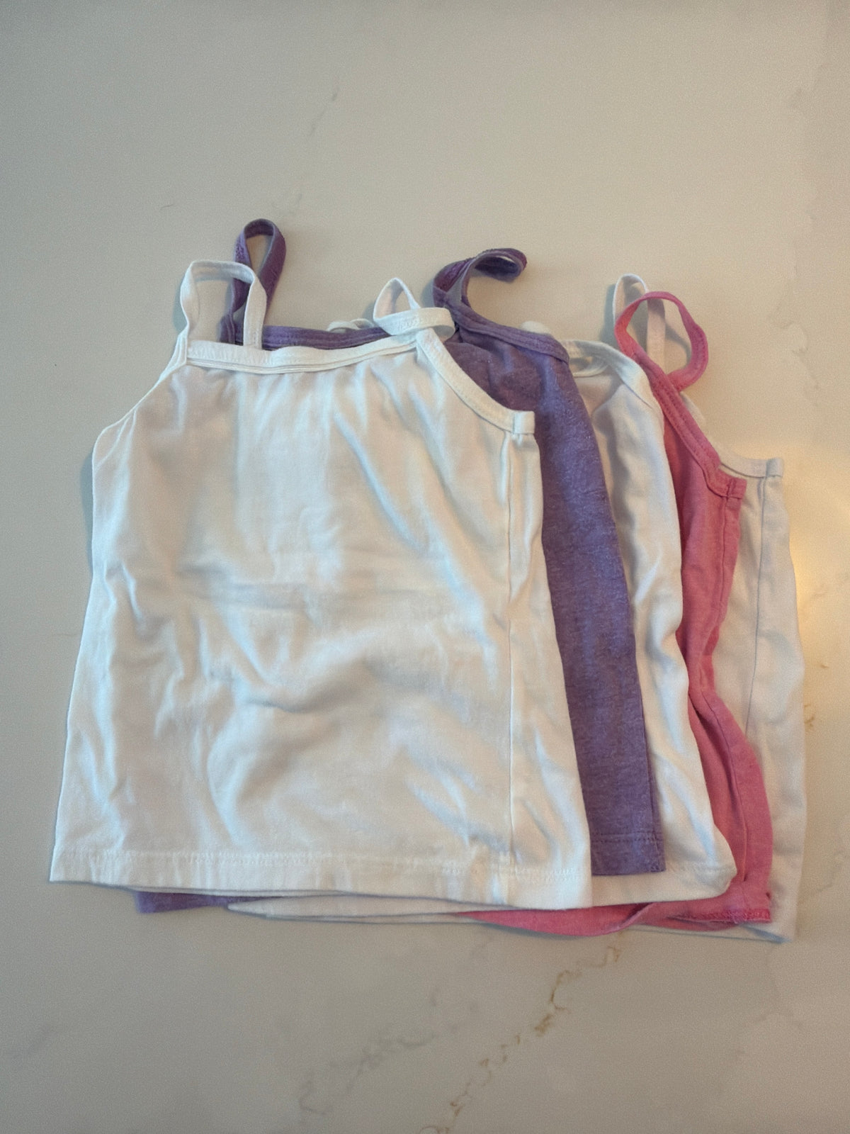 #133 girls 4-5 tanks - we like to wear under shirts in the winter