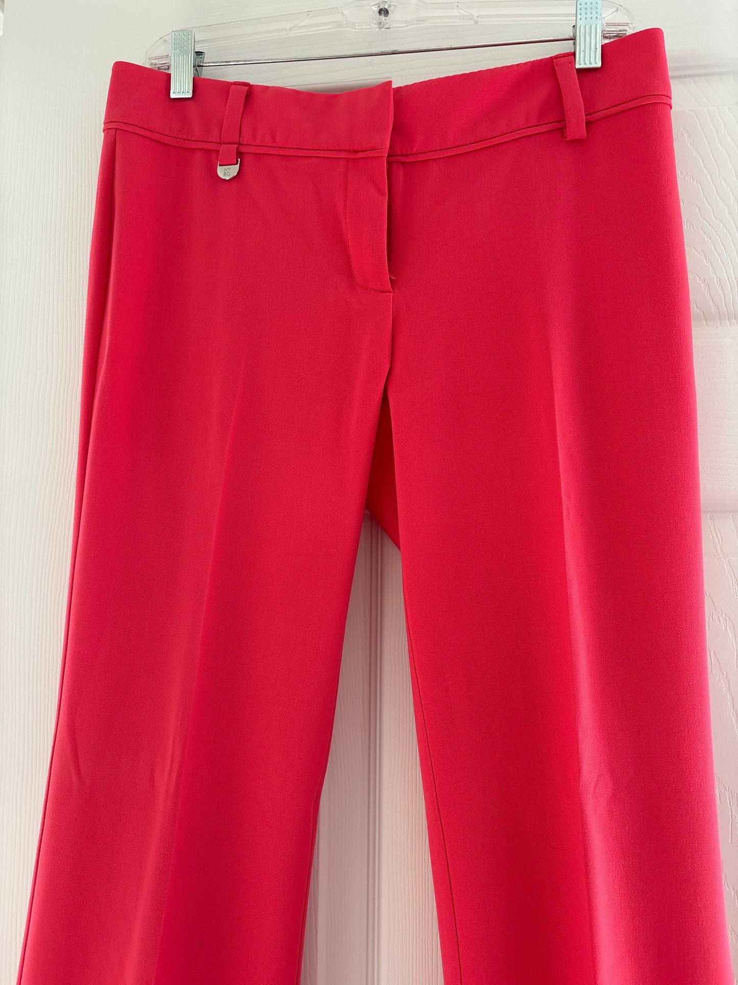 Seller #62 Women's New York and Company stretch pink pans sz 4 euc