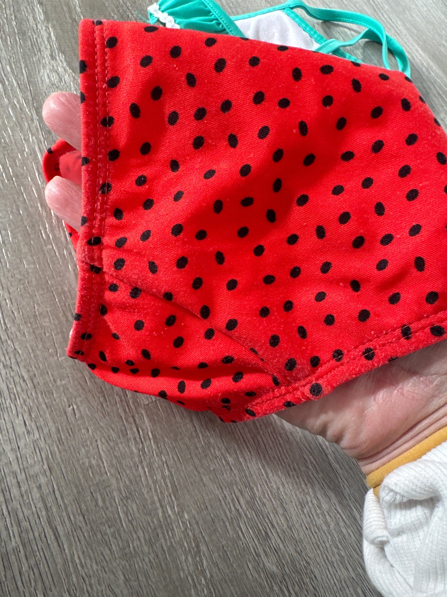 #149 Girls 3T Cat & Jack strawberry swim suit