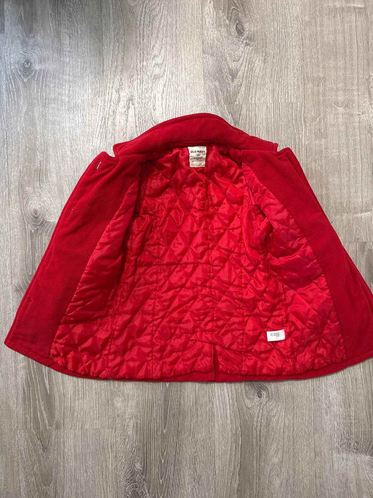 #149 Girls 5 Old Navy Red Coat