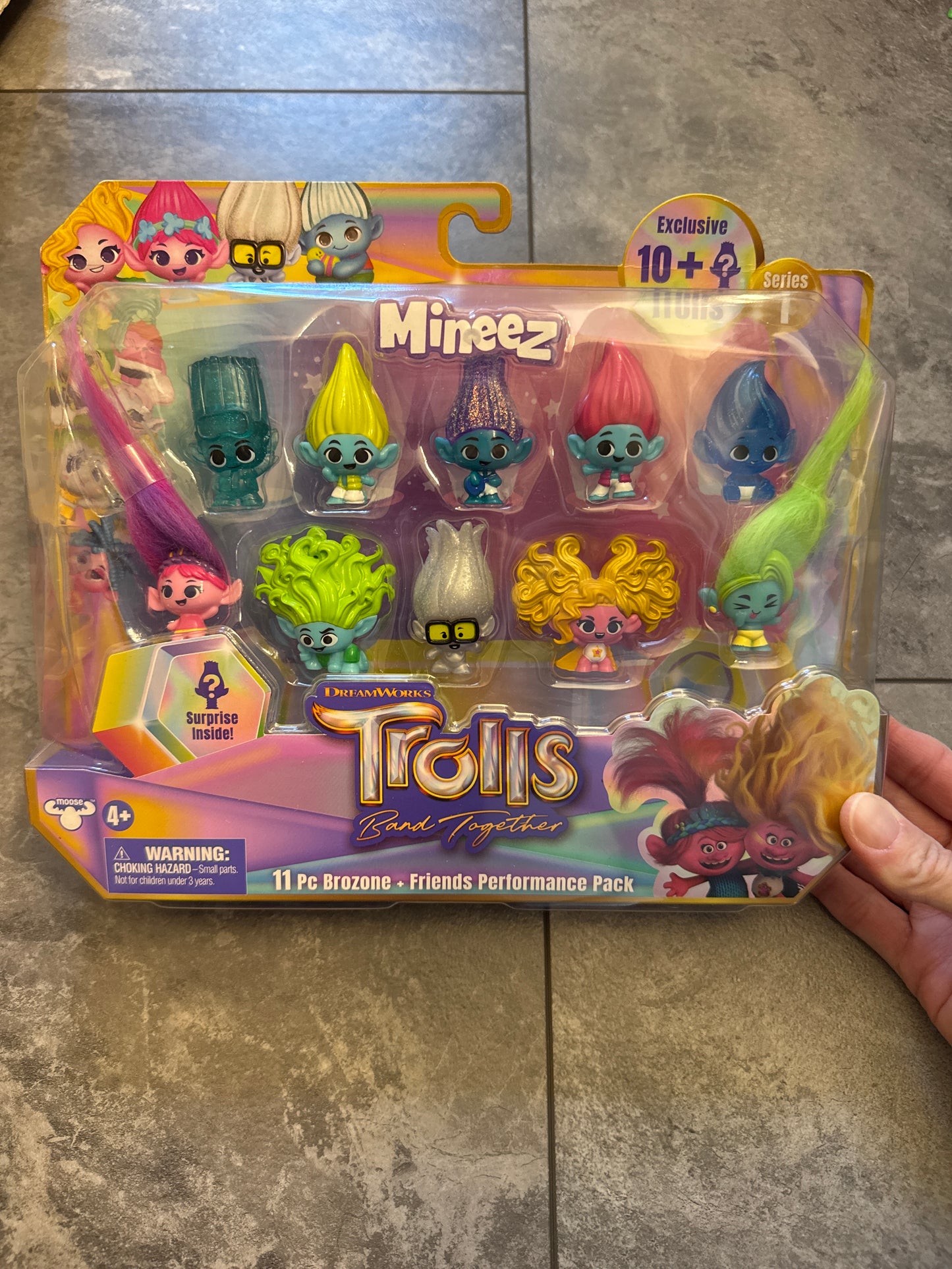 #149 New Trolls Brozone and Friends Mineez 11 piece