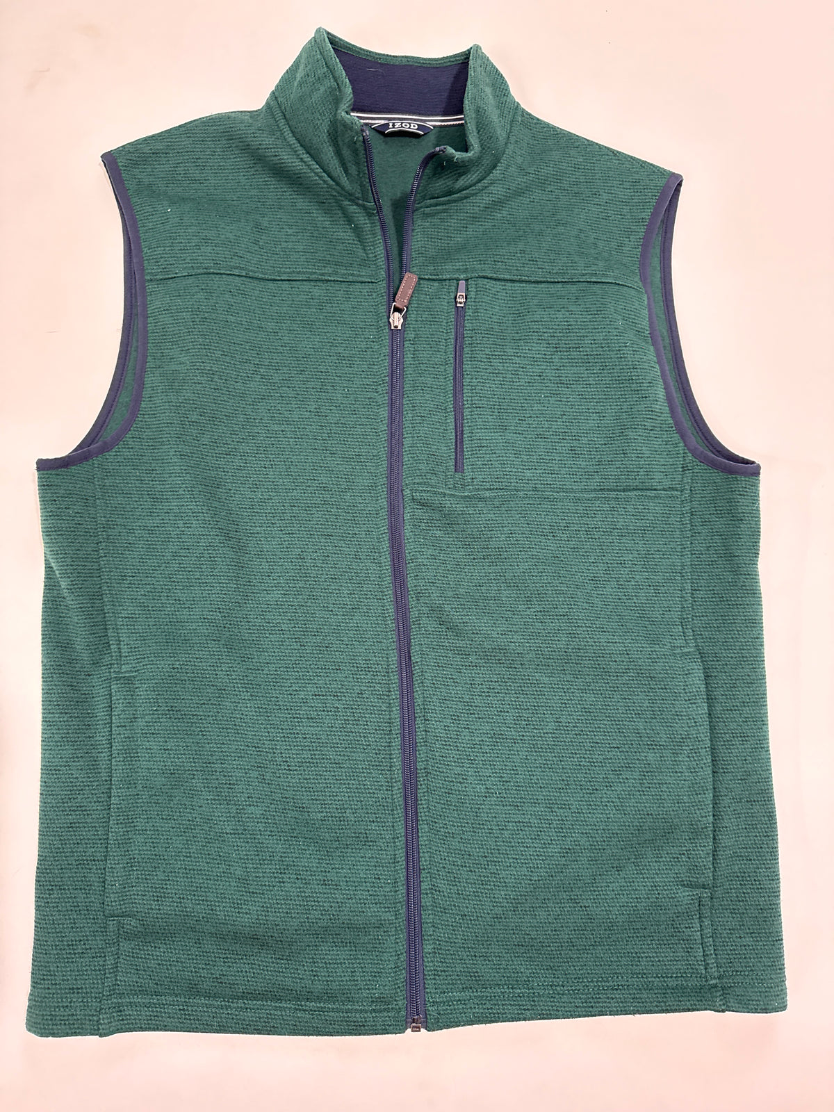#64 Men’s Izod Green Fleece Vest Size M