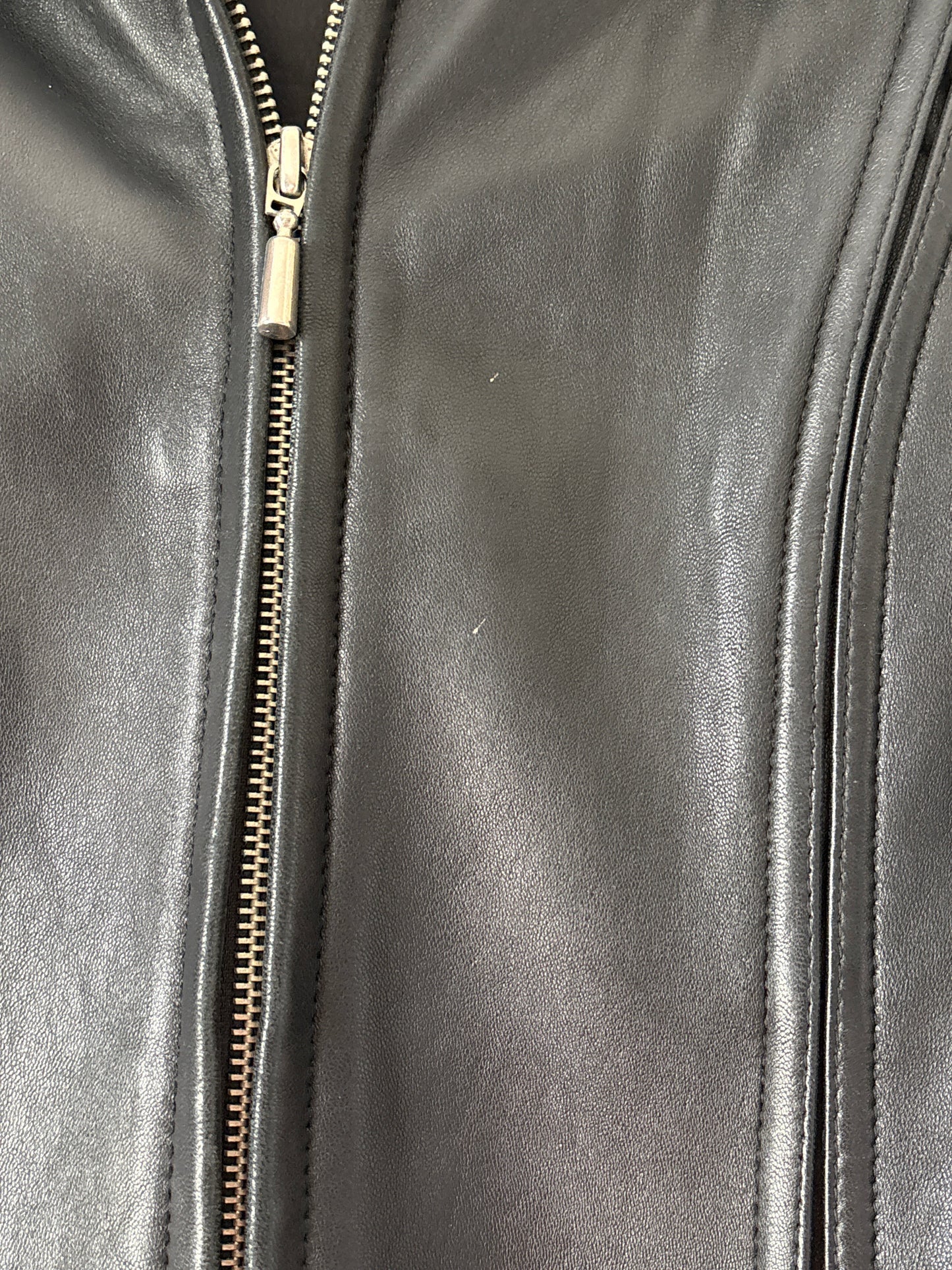 Reduced Seller #62 Women's Jones New York black leather jack sz Med