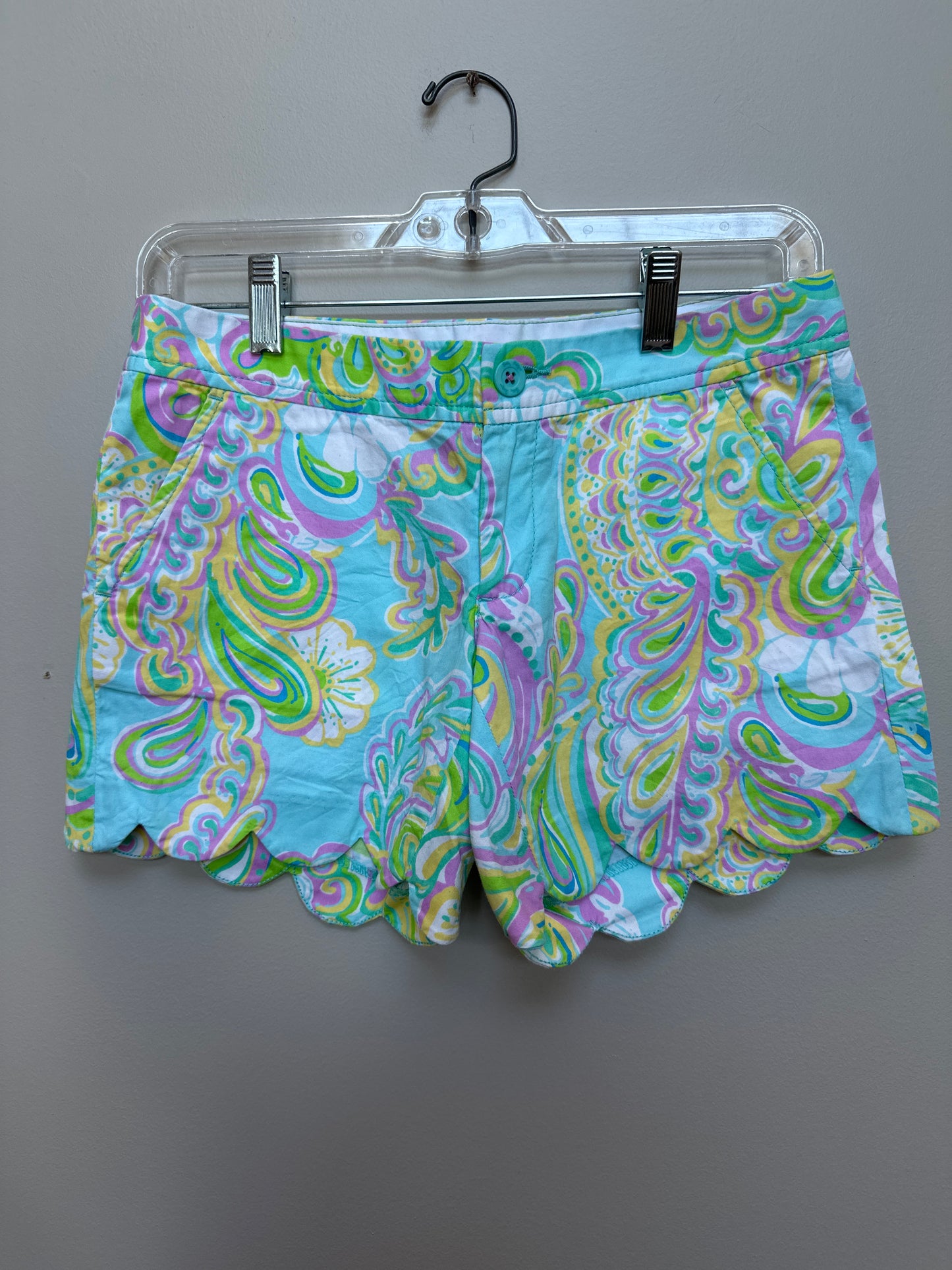 #130 Lilly Pulitzer Sz 00 The Buttercup Shorts Womens
