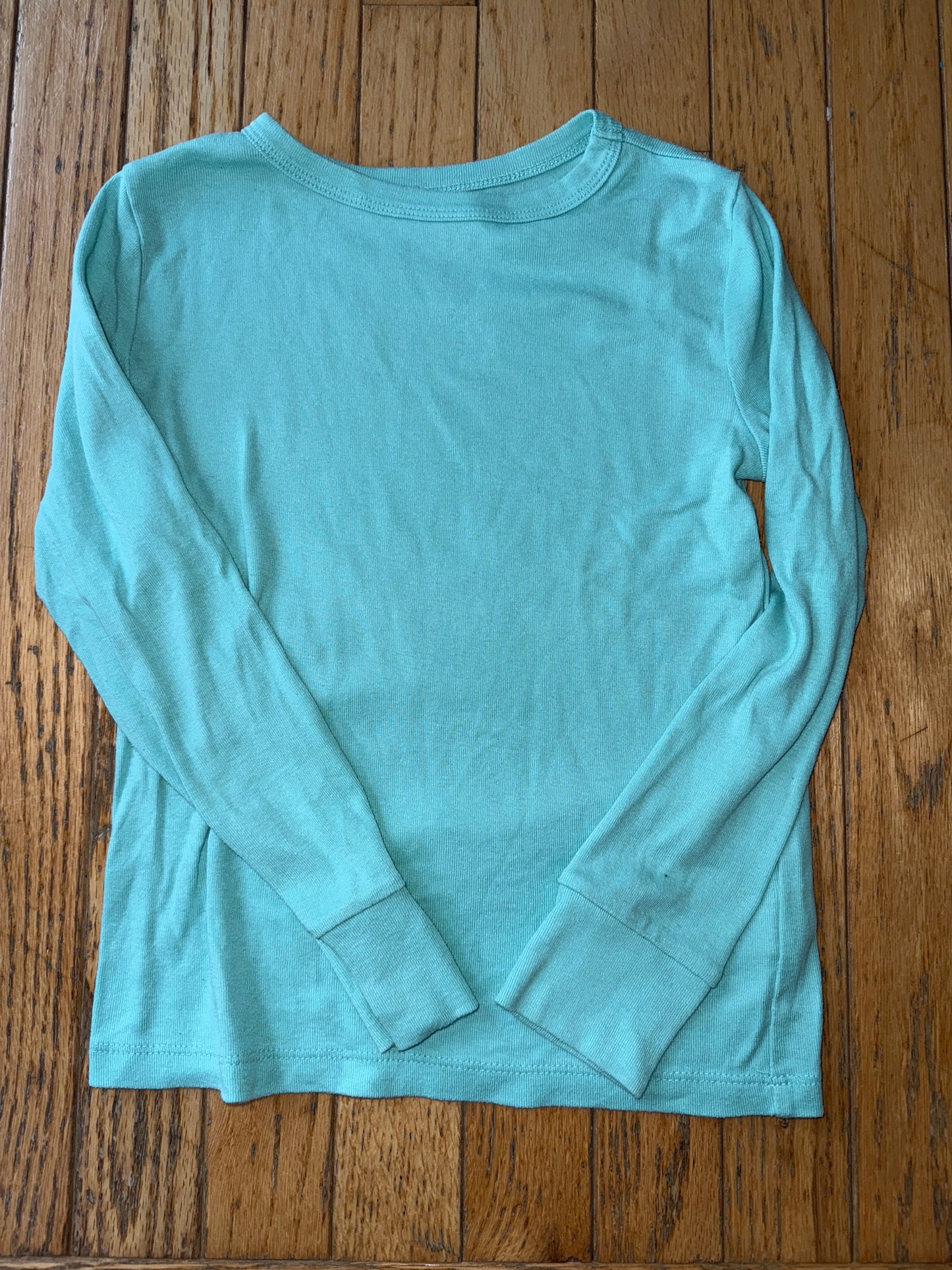 178 Gymboree 7-8 girls teal shirt GUC