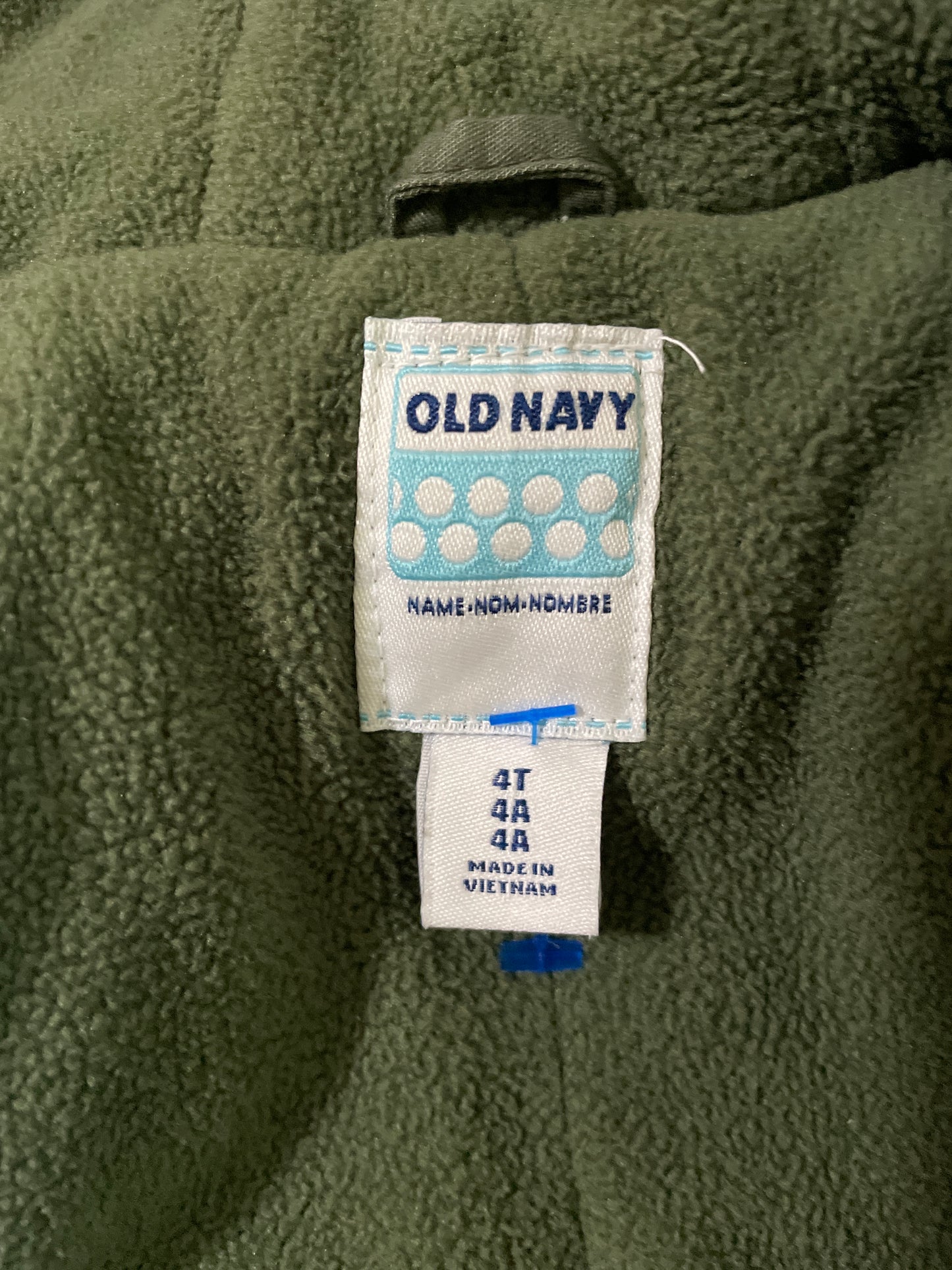 Seller #121 Girls Old Navy 4t coat