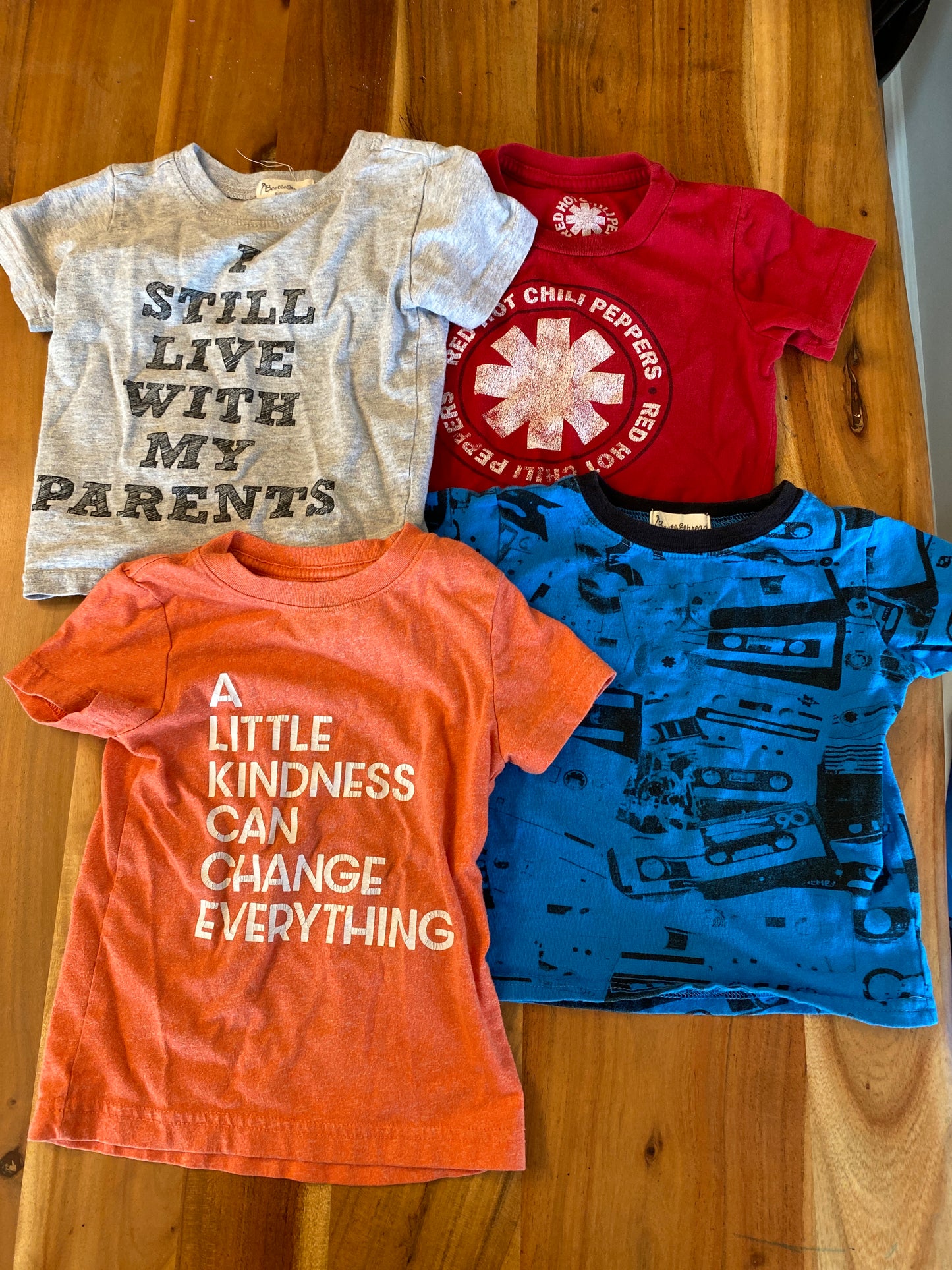 #14-boys 2T/24 month graphic tees