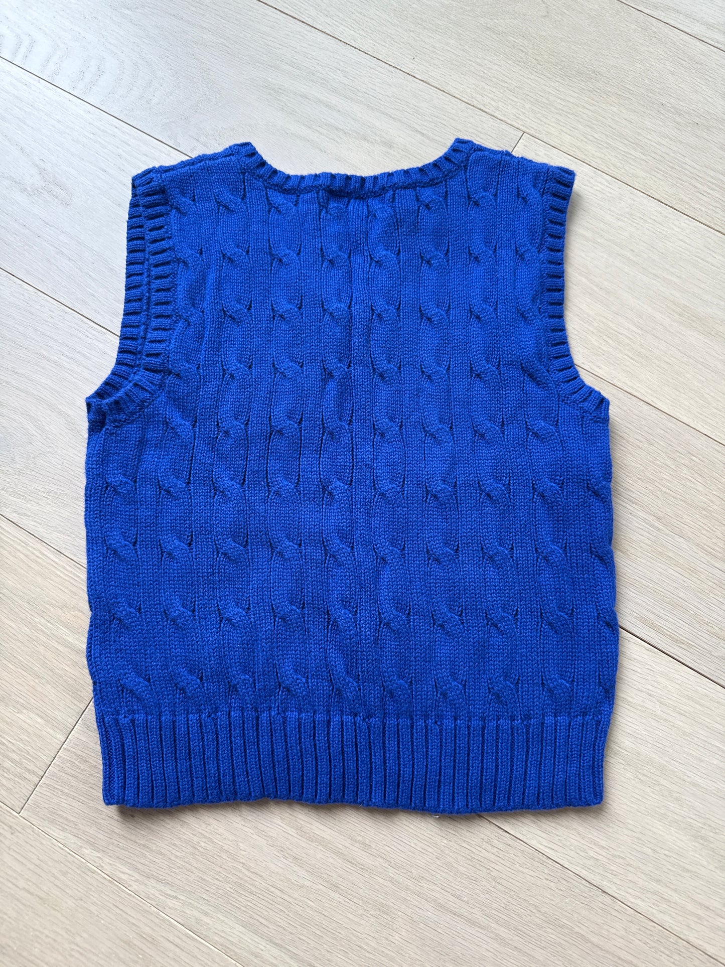 Seller #216 Boys Blue Polo Ralph Lauren sweater vest, sz 3T NWOT