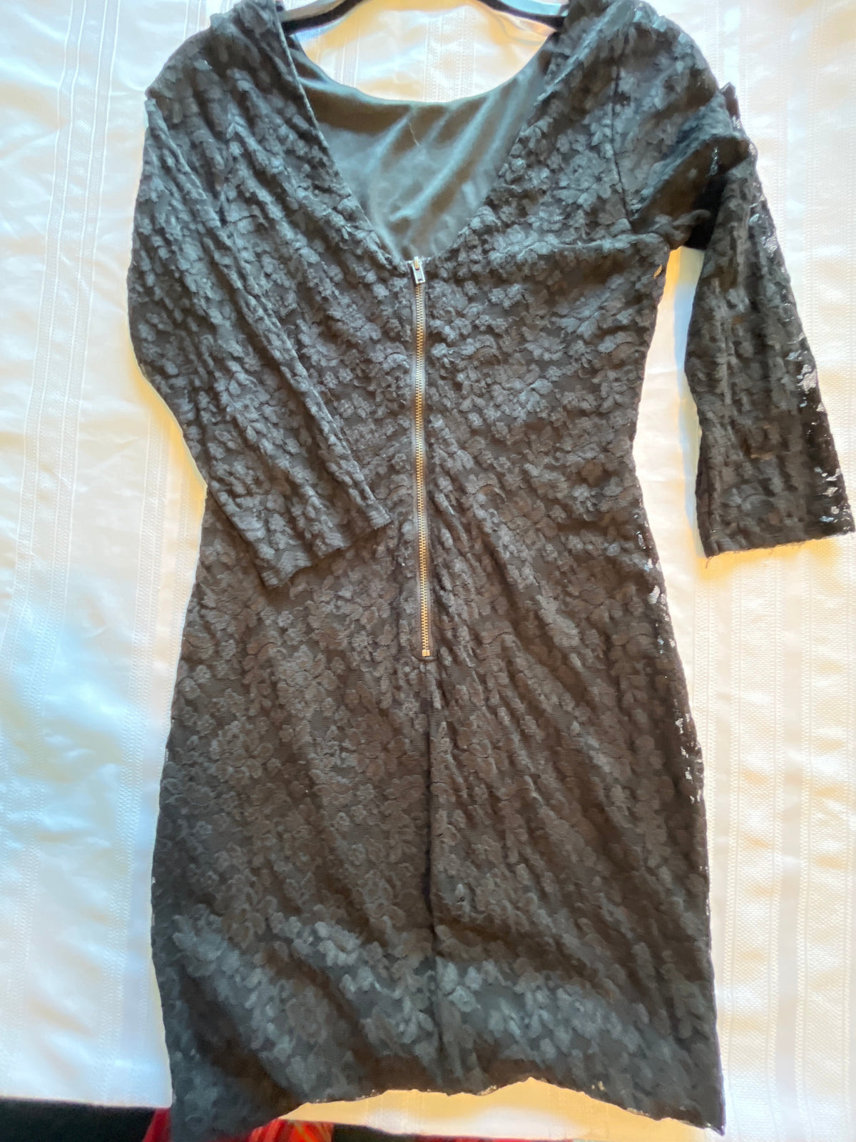 #43 Women’s M scoop neck little black dress EUC