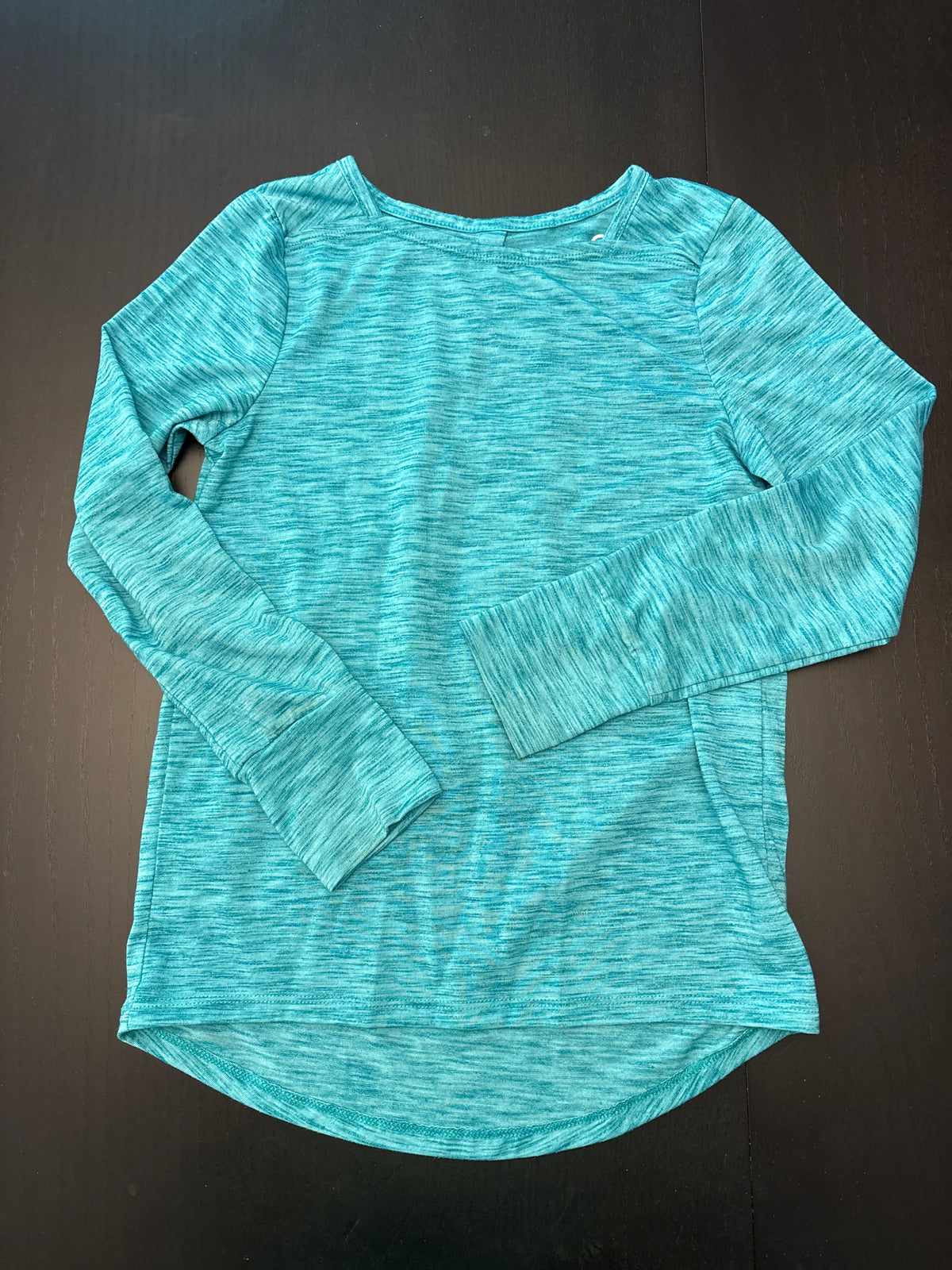 #166 girls Champion S(6/6x) long sleeved athletic tee