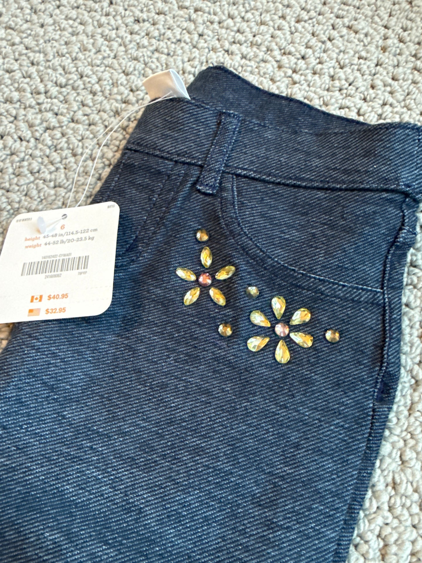 Seller 8 - NWT size 6 Gymboree embellished jeggings