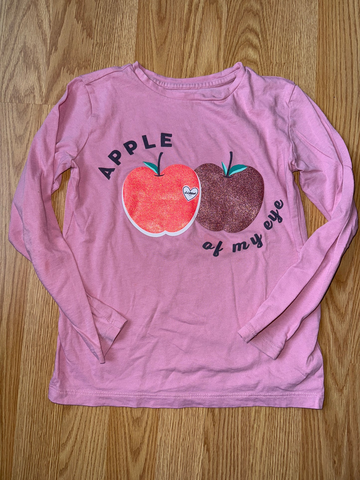 178 crewcuts girls small 6-7 apple of my eye shirt GUC
