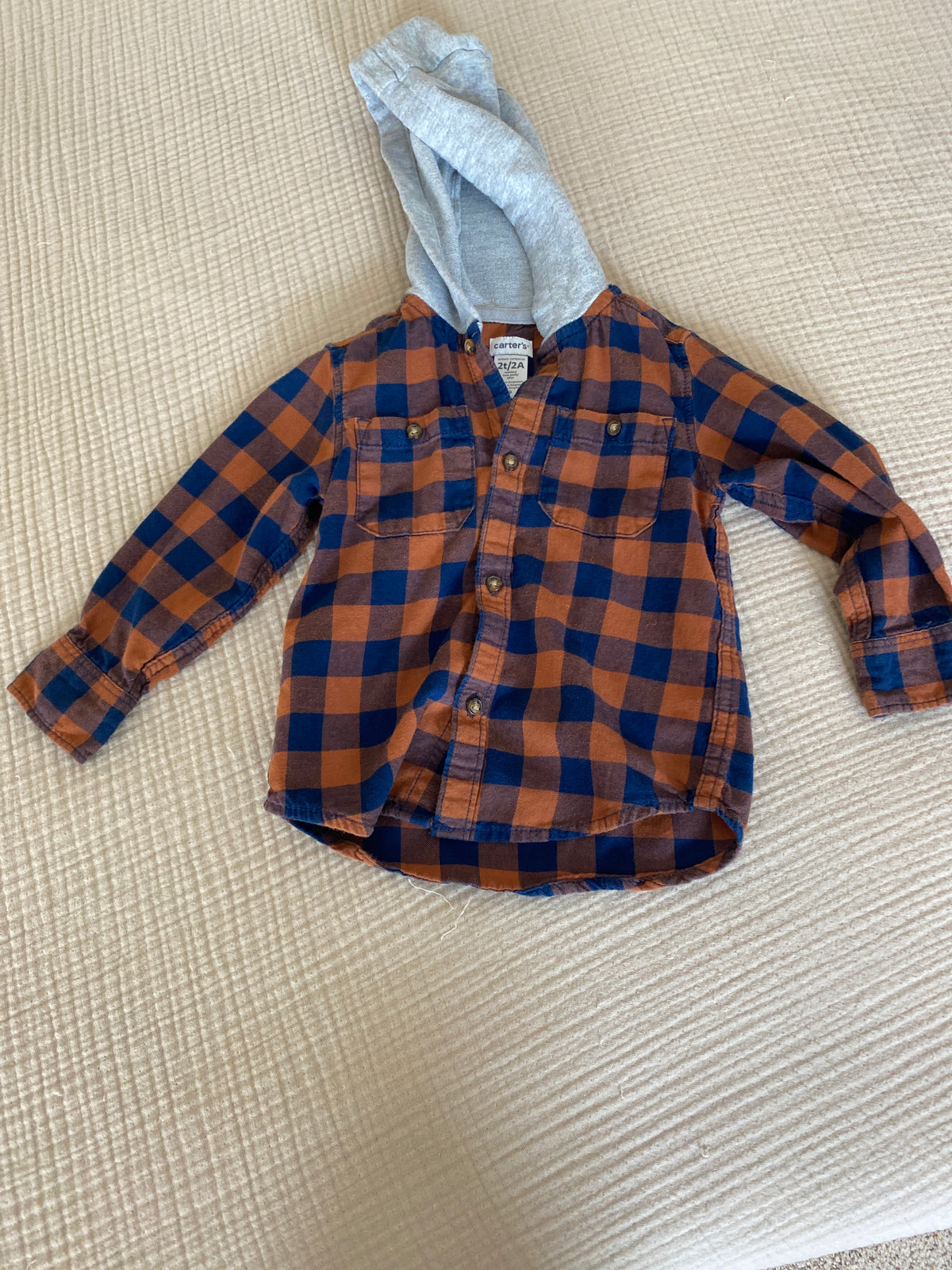 #63-boys Carters button up-2T