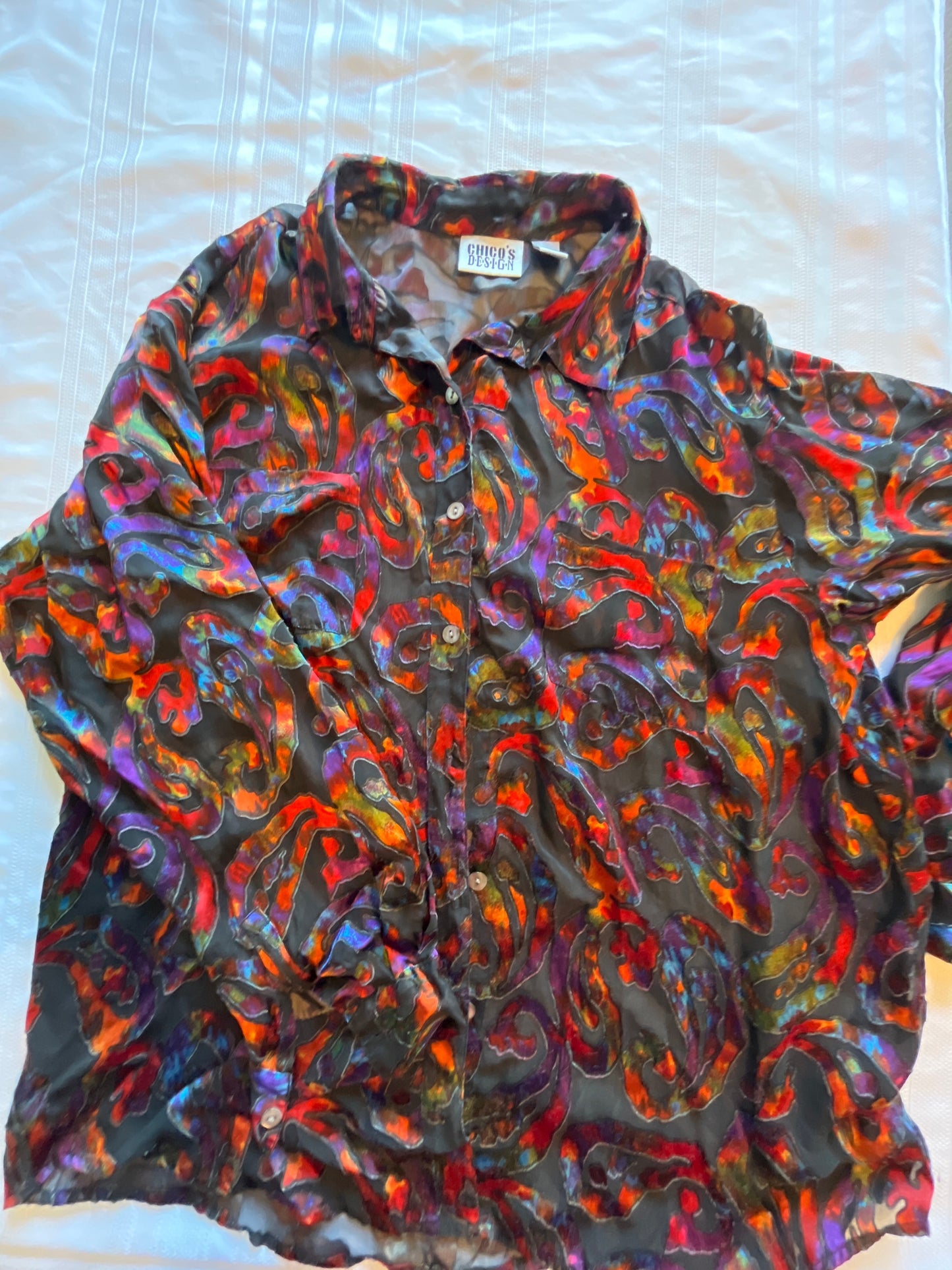 #57 Women’s size Large Overshirt/leggings shirt EUC