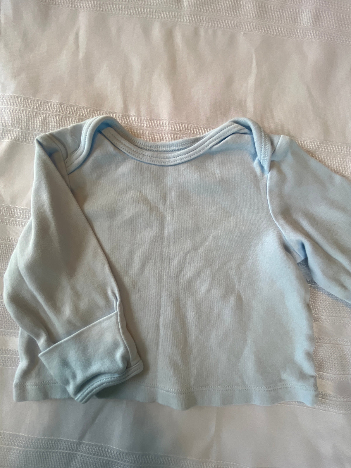 #43 Boys 3-6 mo Little Me LS shirt EUC