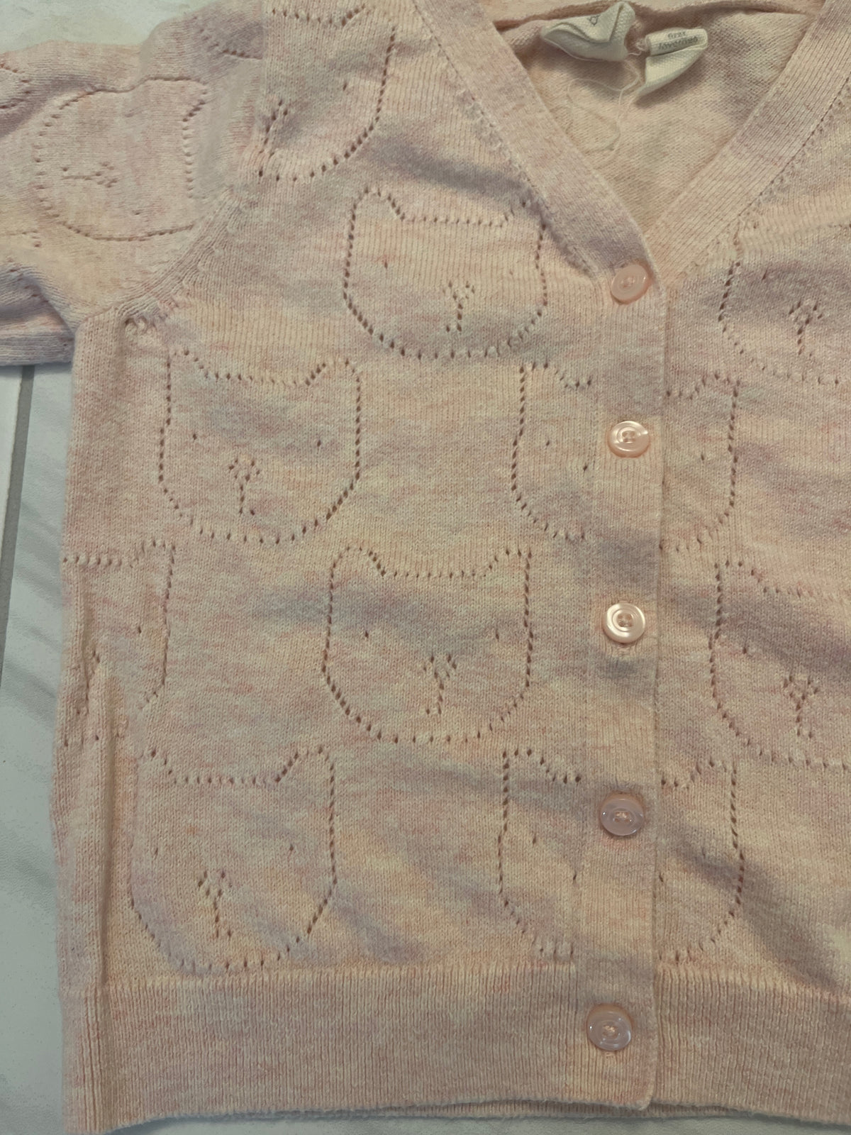 #195 Girls EUC 12-18 Month Kitten Baby Gap Sweater plus cozy Carters 18 Month Sweater