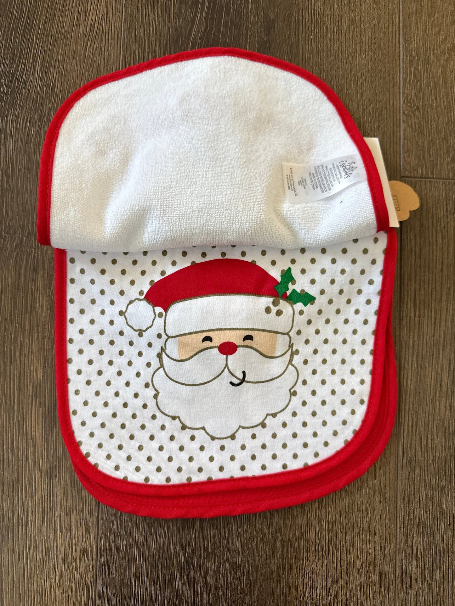 #173-reduced NWT First Christmas bibs (set of 3)