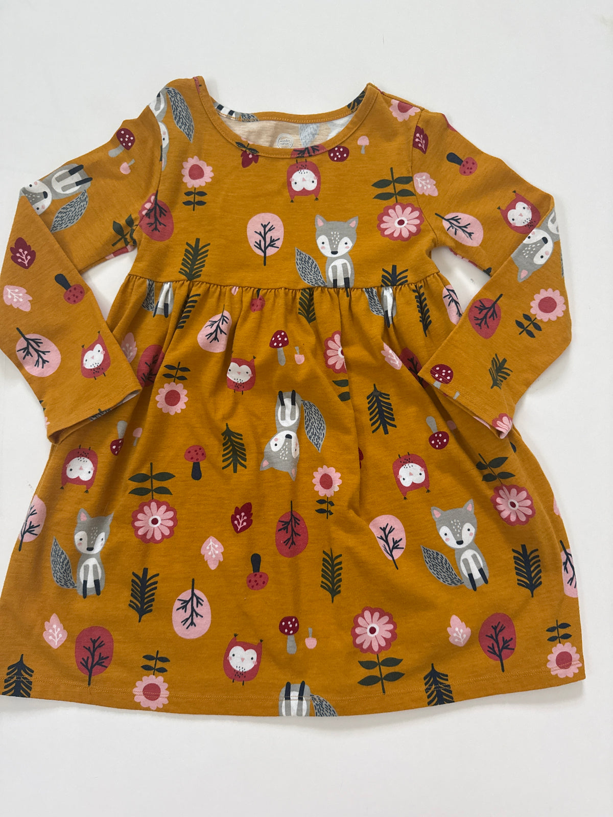 #64 NWOT Wonder Nation Woodland Dress 5T