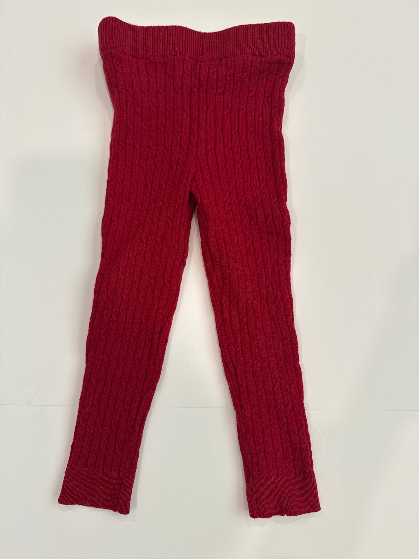 #96 Gymboree Fleece Lined Cable Knit Leggings 18-24mo