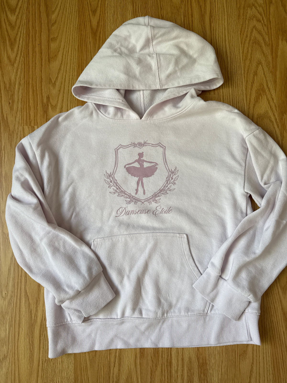 #87 Cat & jack 10/12 girls pink ballet hoodie