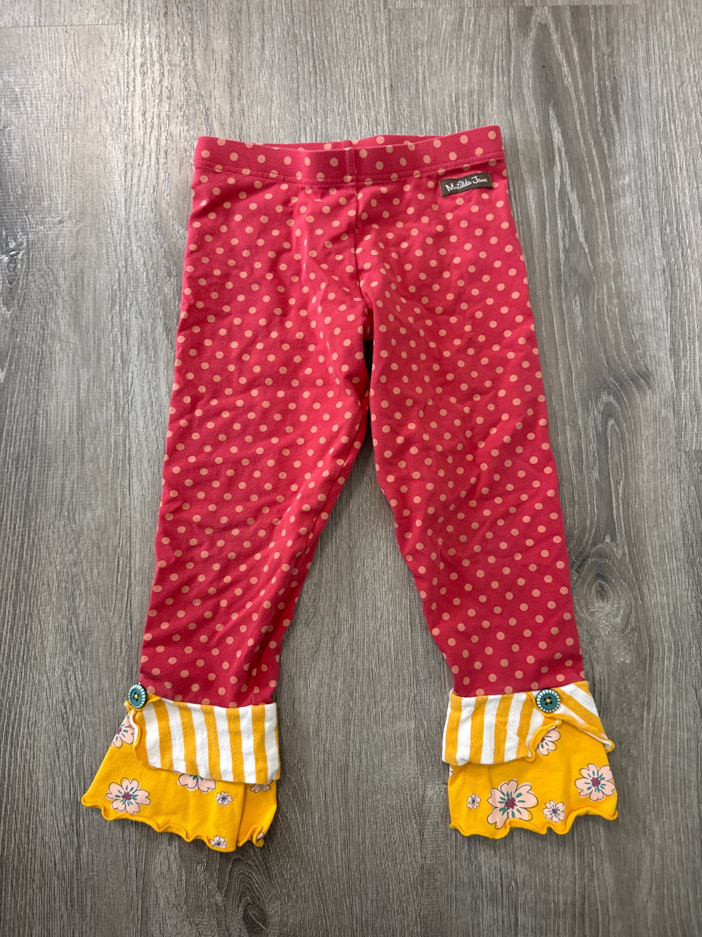 #149 Girls size 8 Matilda Jane capri leggings
