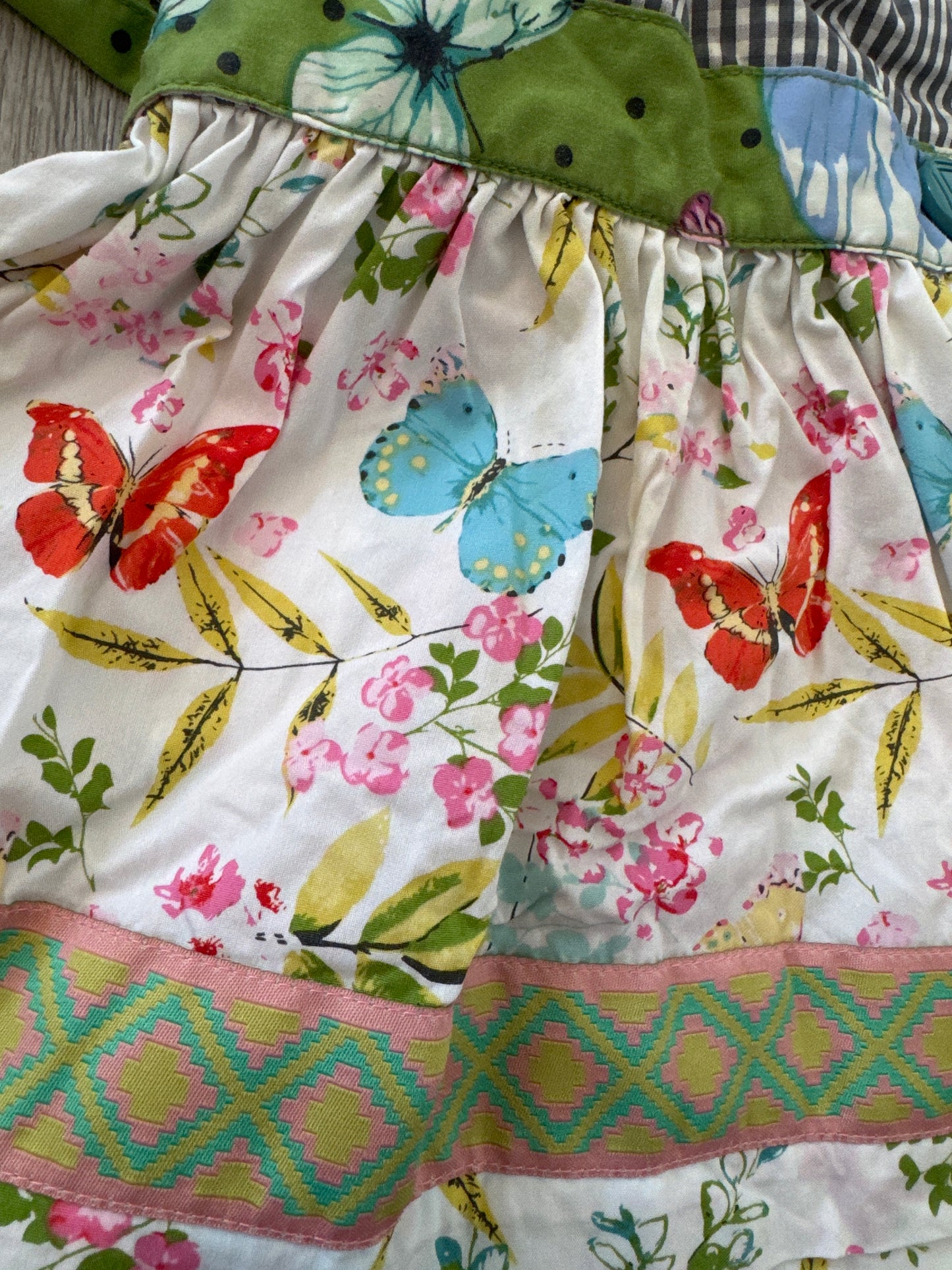 #149 Girls size 2 Matilda Jane butterfly top
