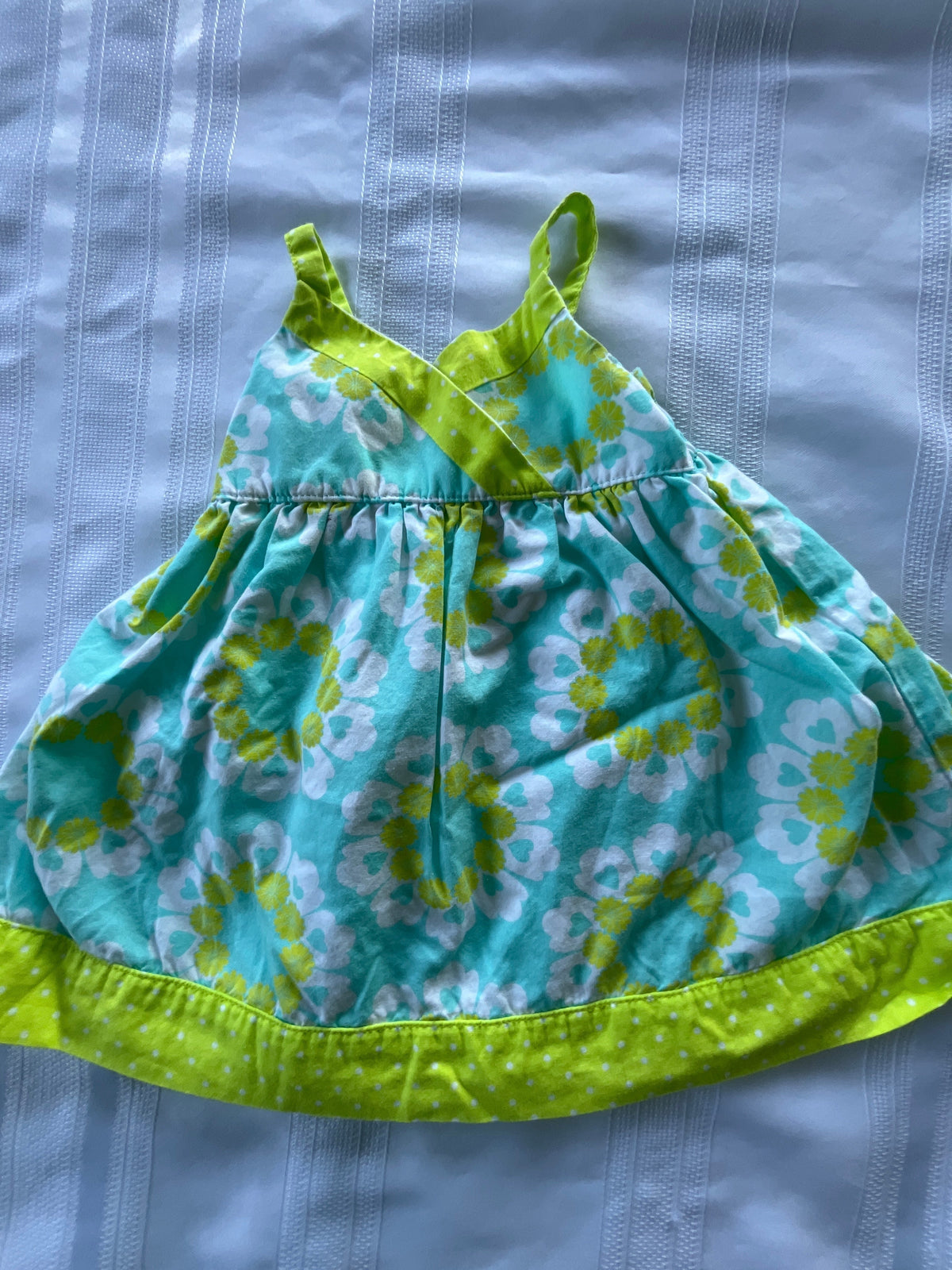 #43 Girls 3-6 mo Penelope sleeveless dress EUC